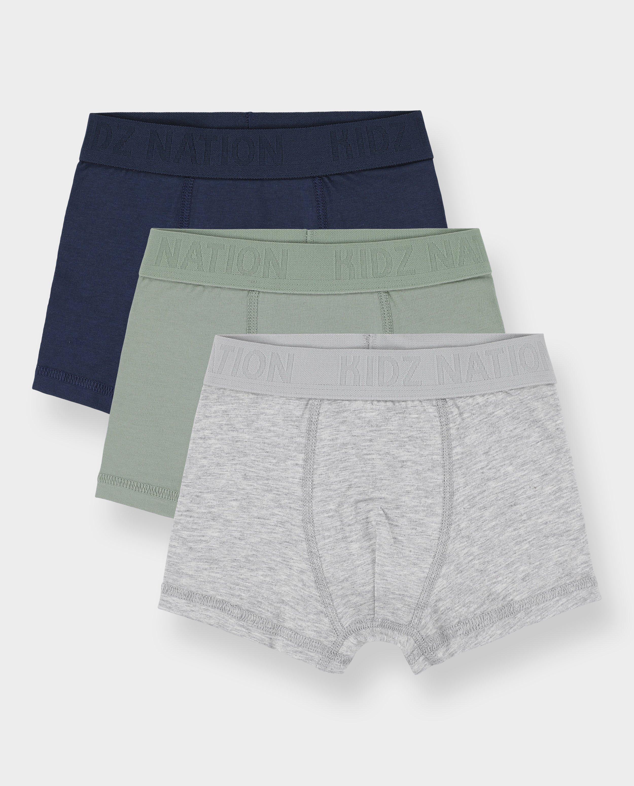 Set van 3 boxershorts, 86-128 - Product Detail - grijs - afbeelding nummer 1