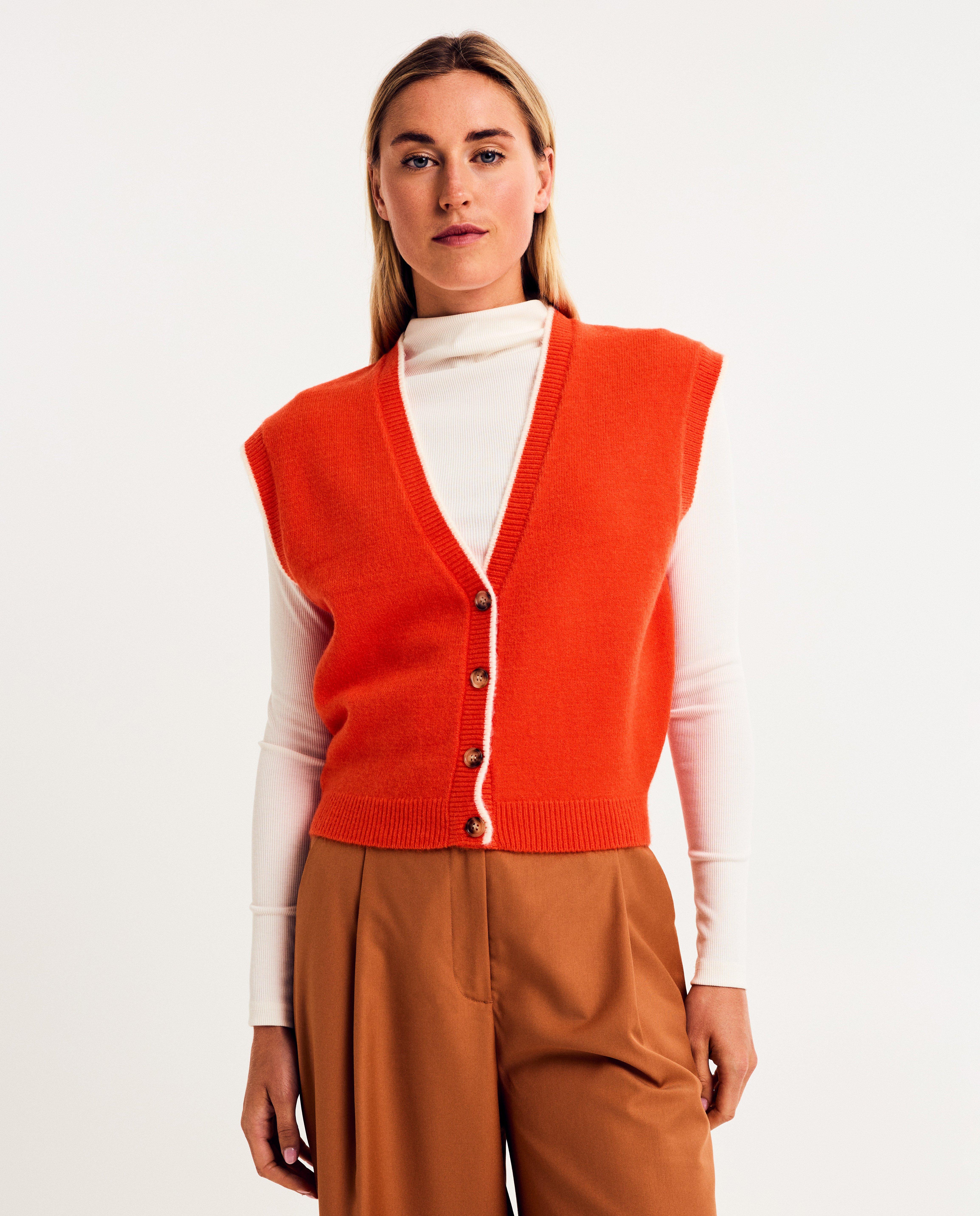 Cardigan - Oranje cardigan