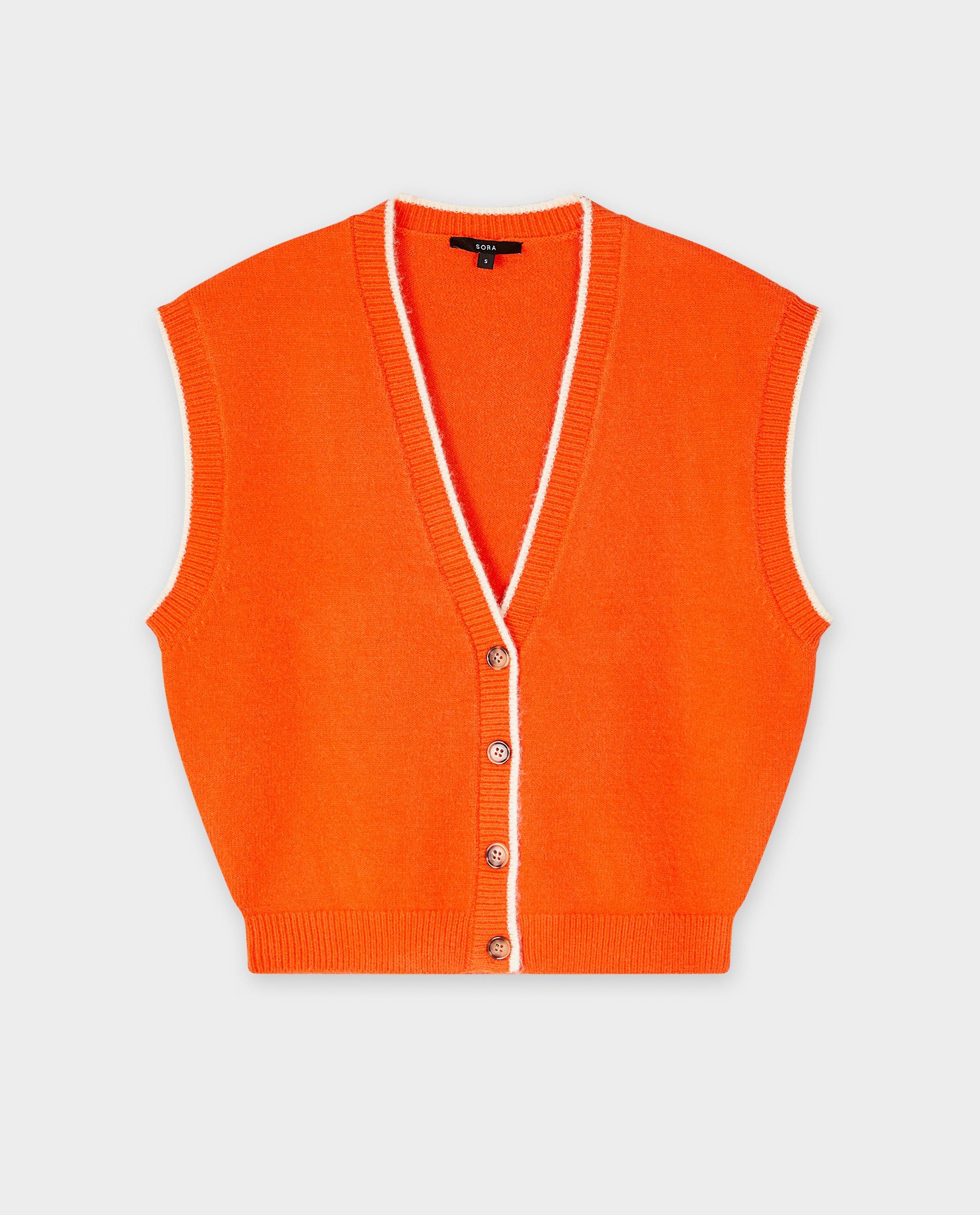 Cardigan - Oranje cardigan