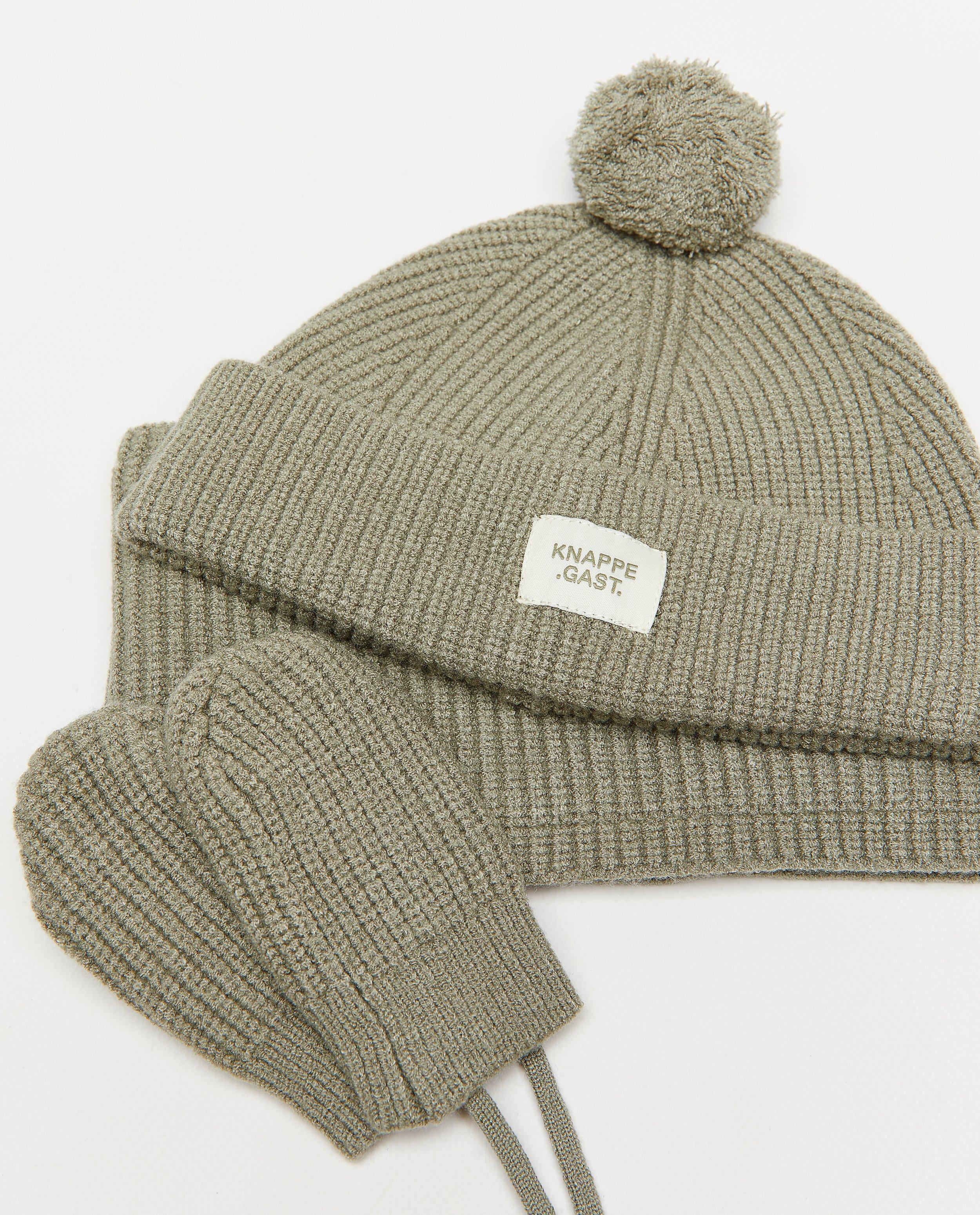 Set: muts + handschoenen + sjaal, Knappe gast - Product Detail - khaki - afbeelding nummer 2