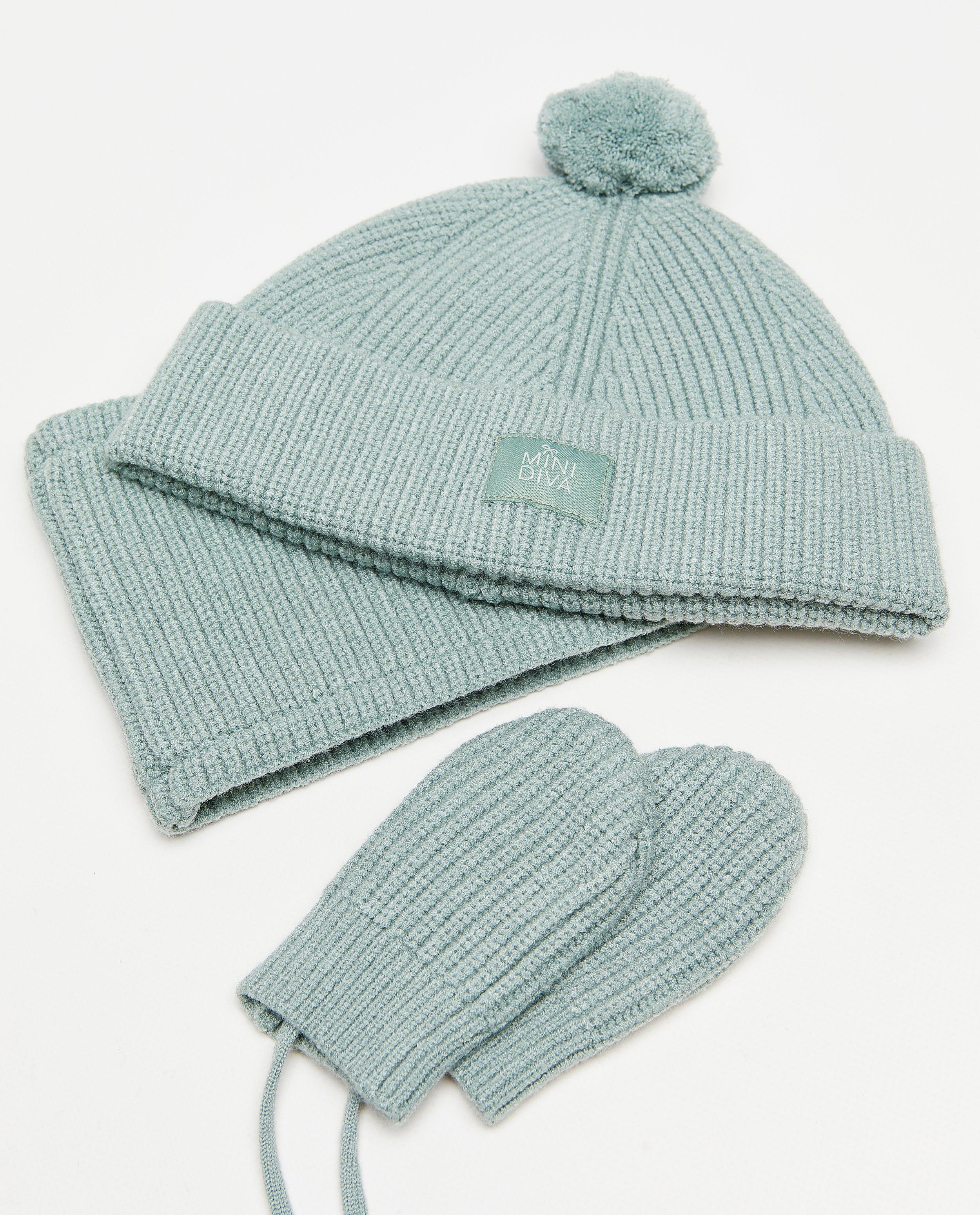 Set: muts + wanten + sjaal, Poppemie - Product Detail - lichtblauw - afbeelding nummer 2