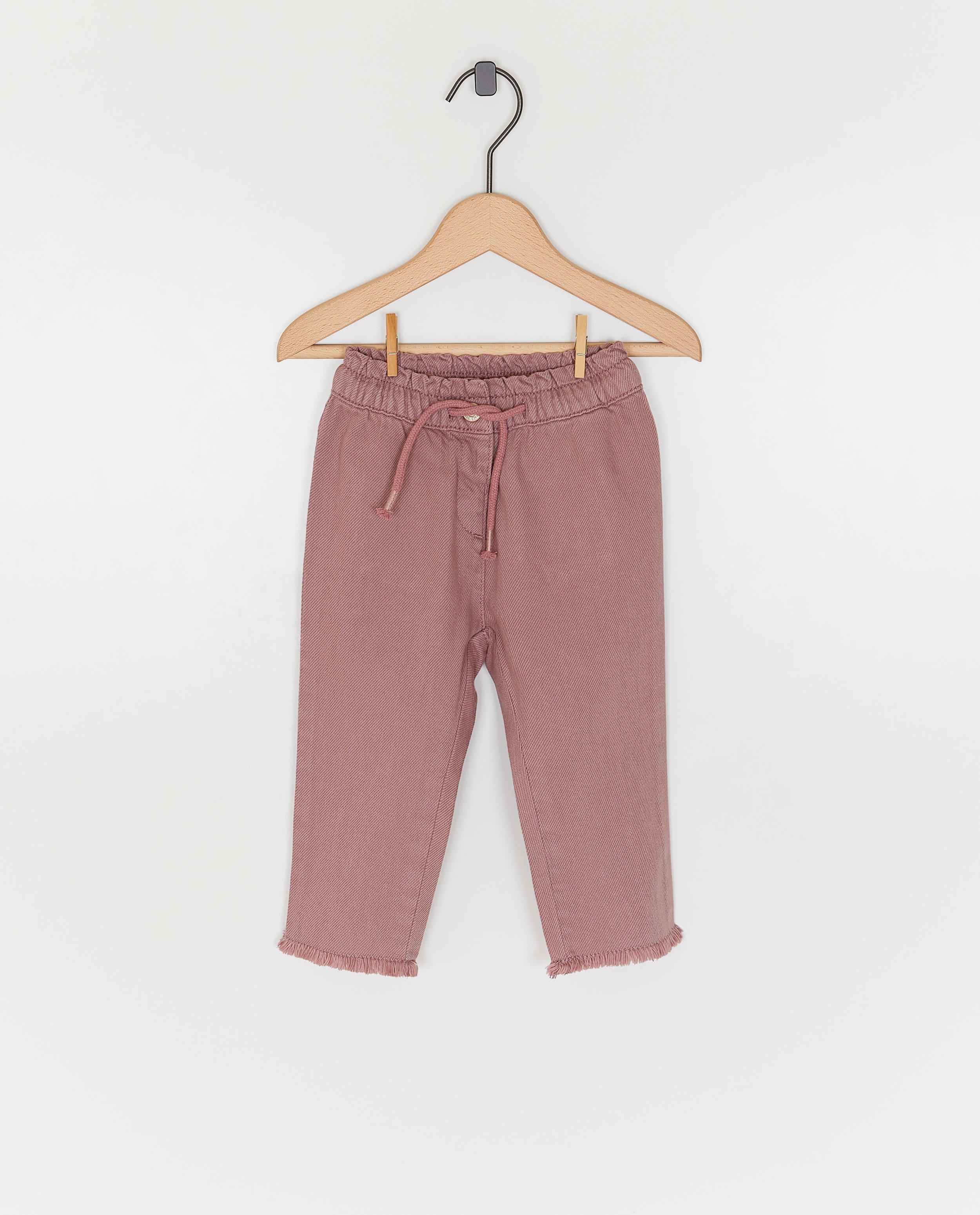 Pantalon violet, slim fit