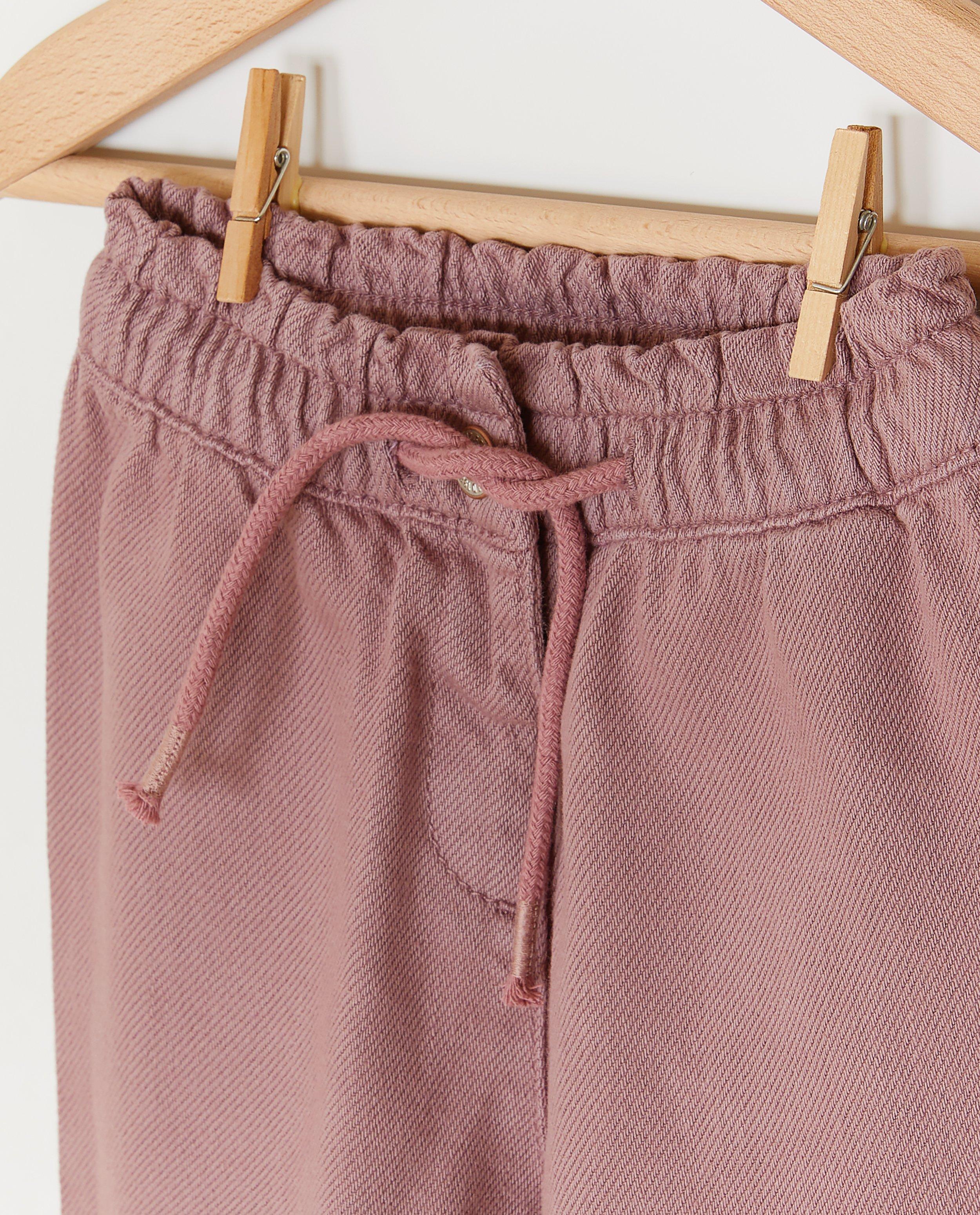 Broeken - Paarse broek, slim fit