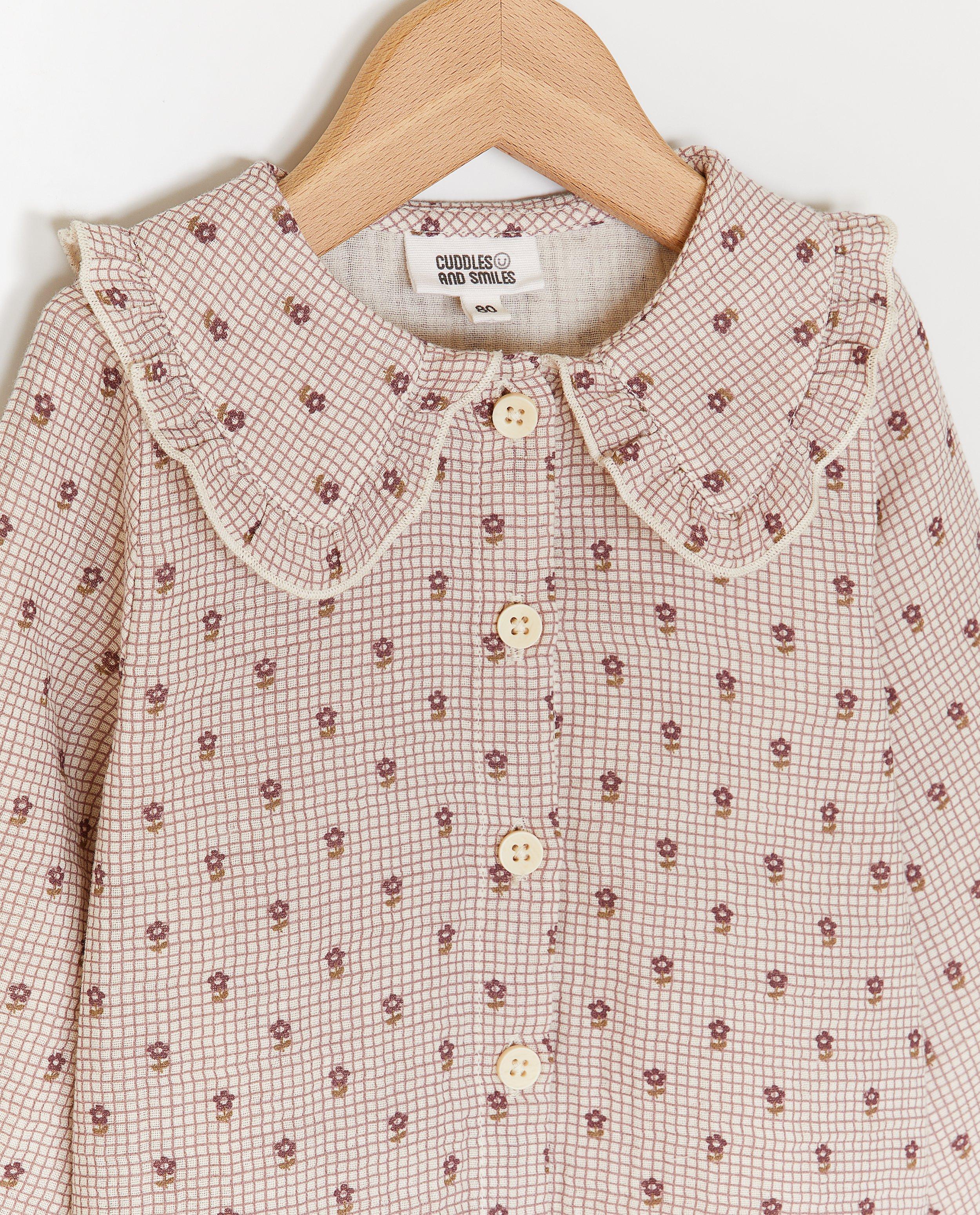 Hemden - Tetra blouse met bloemenprint
