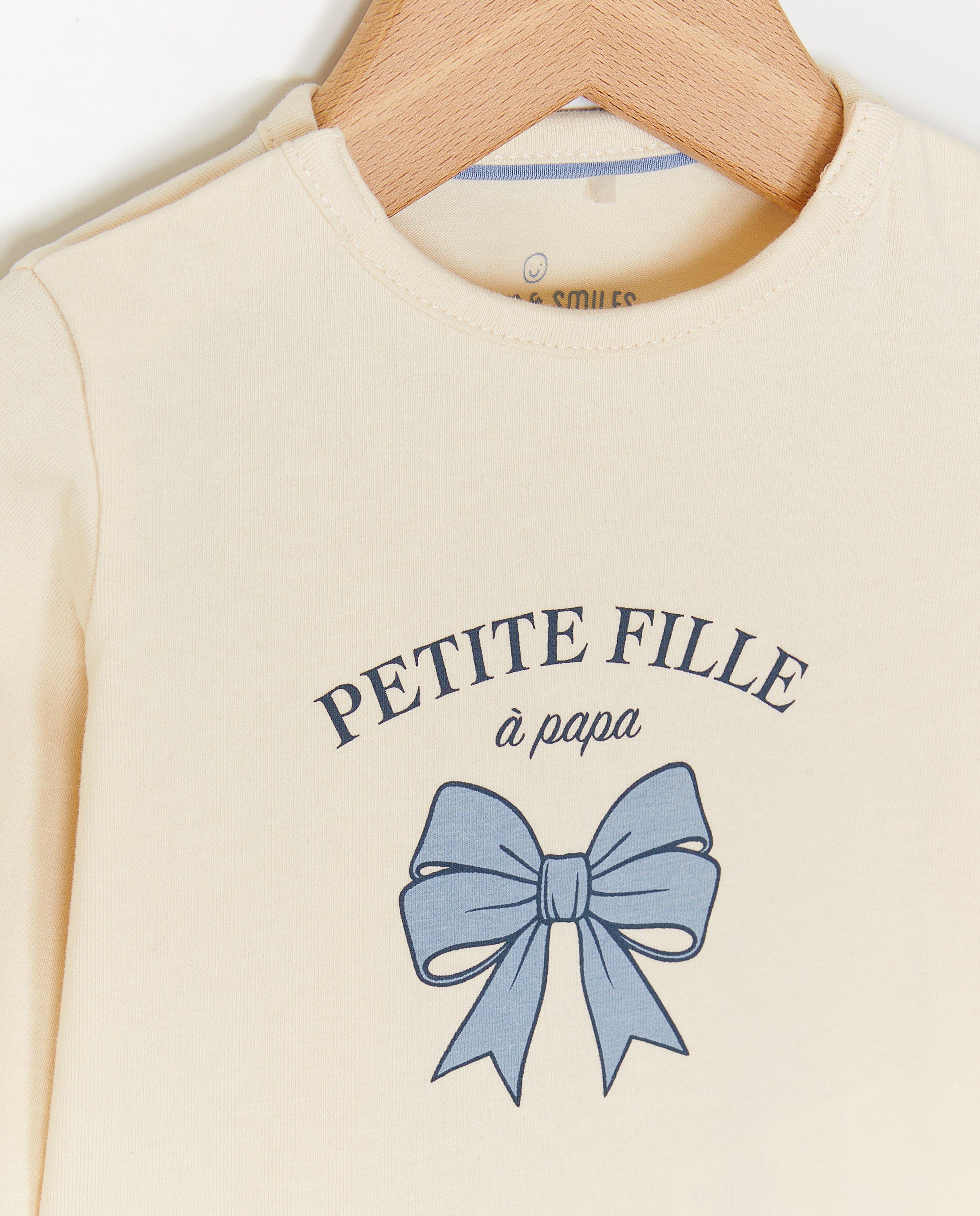 T-shirts - Longsleeve met print strik