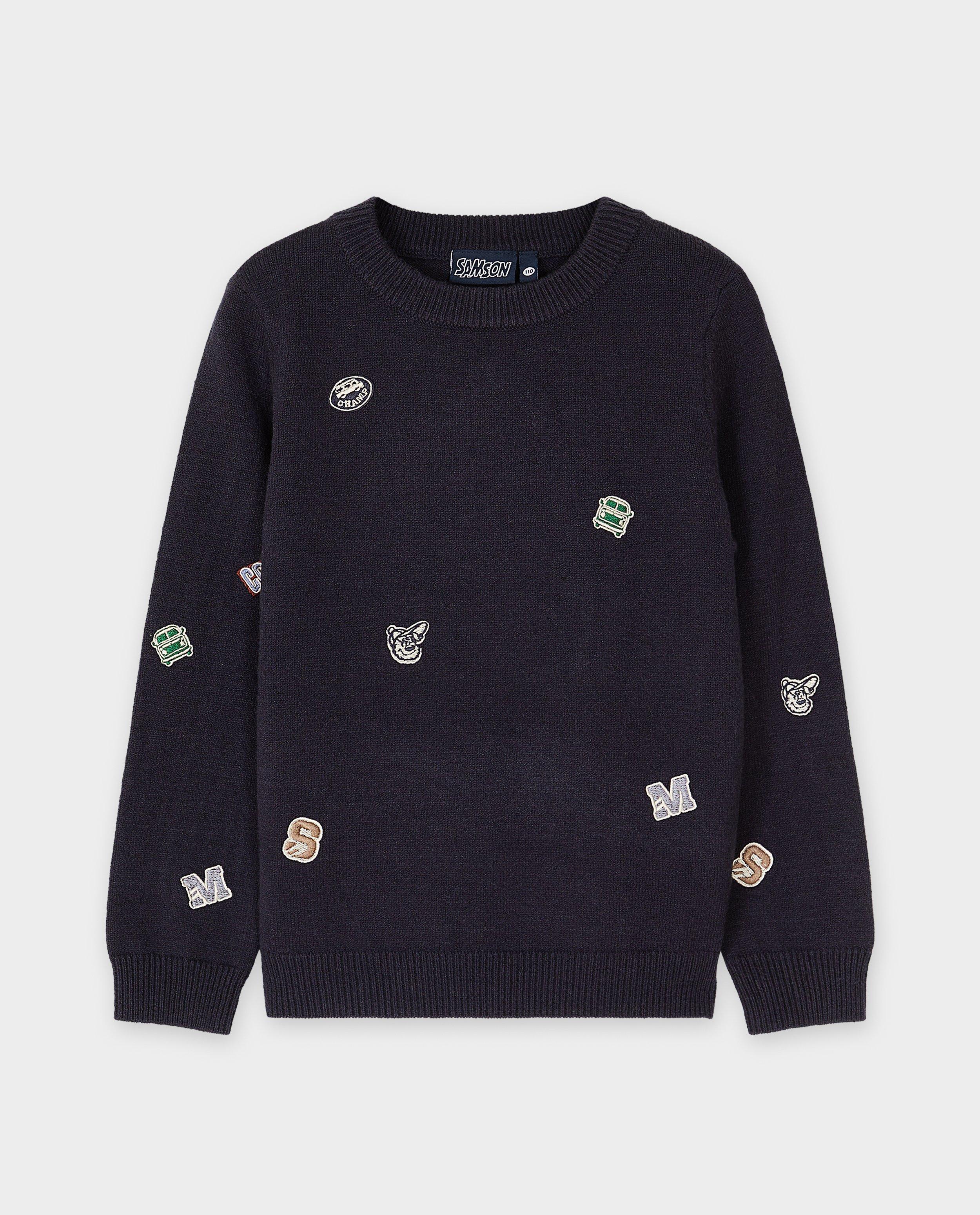 Pulls - Pull avec motifs brodés