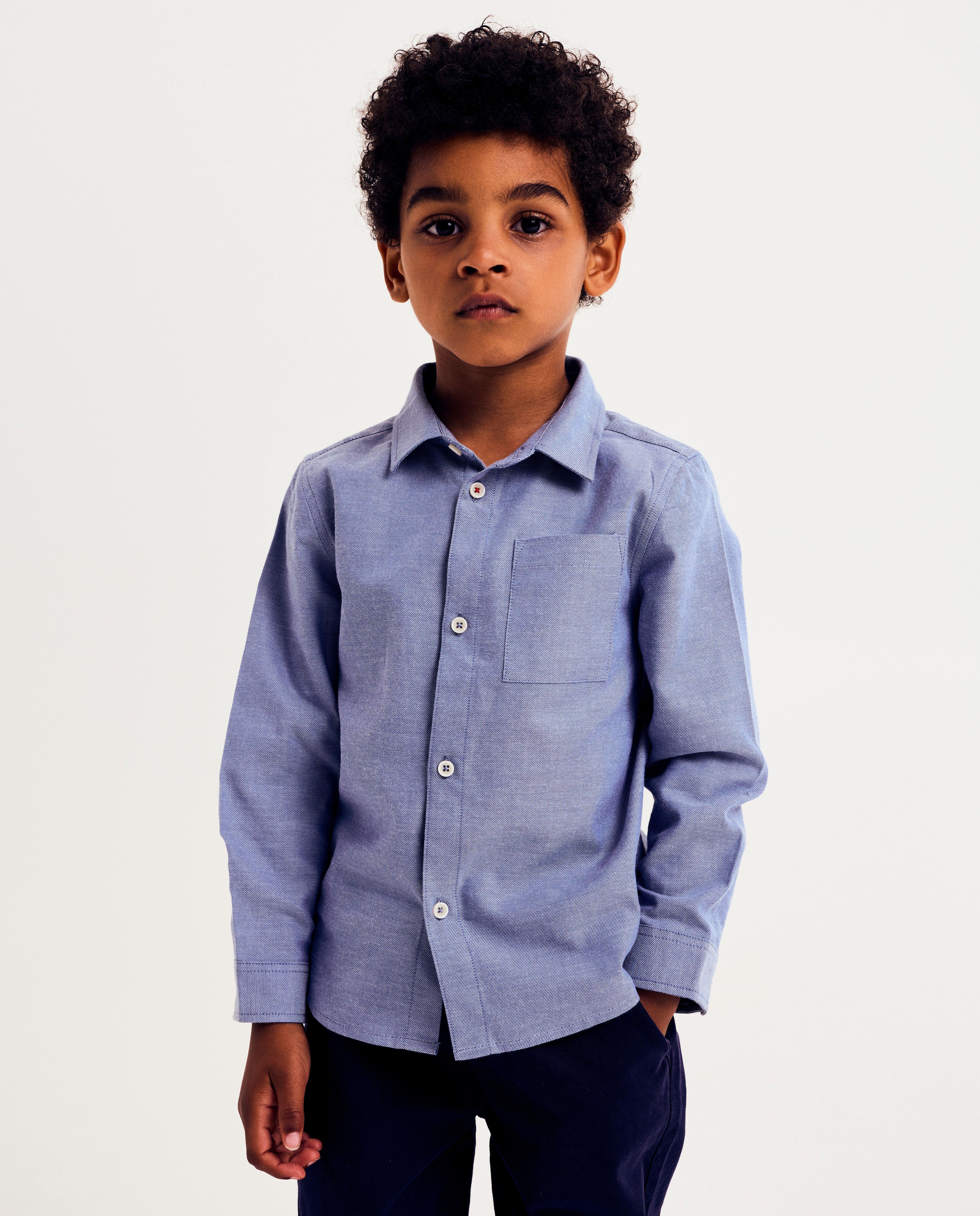Chemise bleue, regular fit