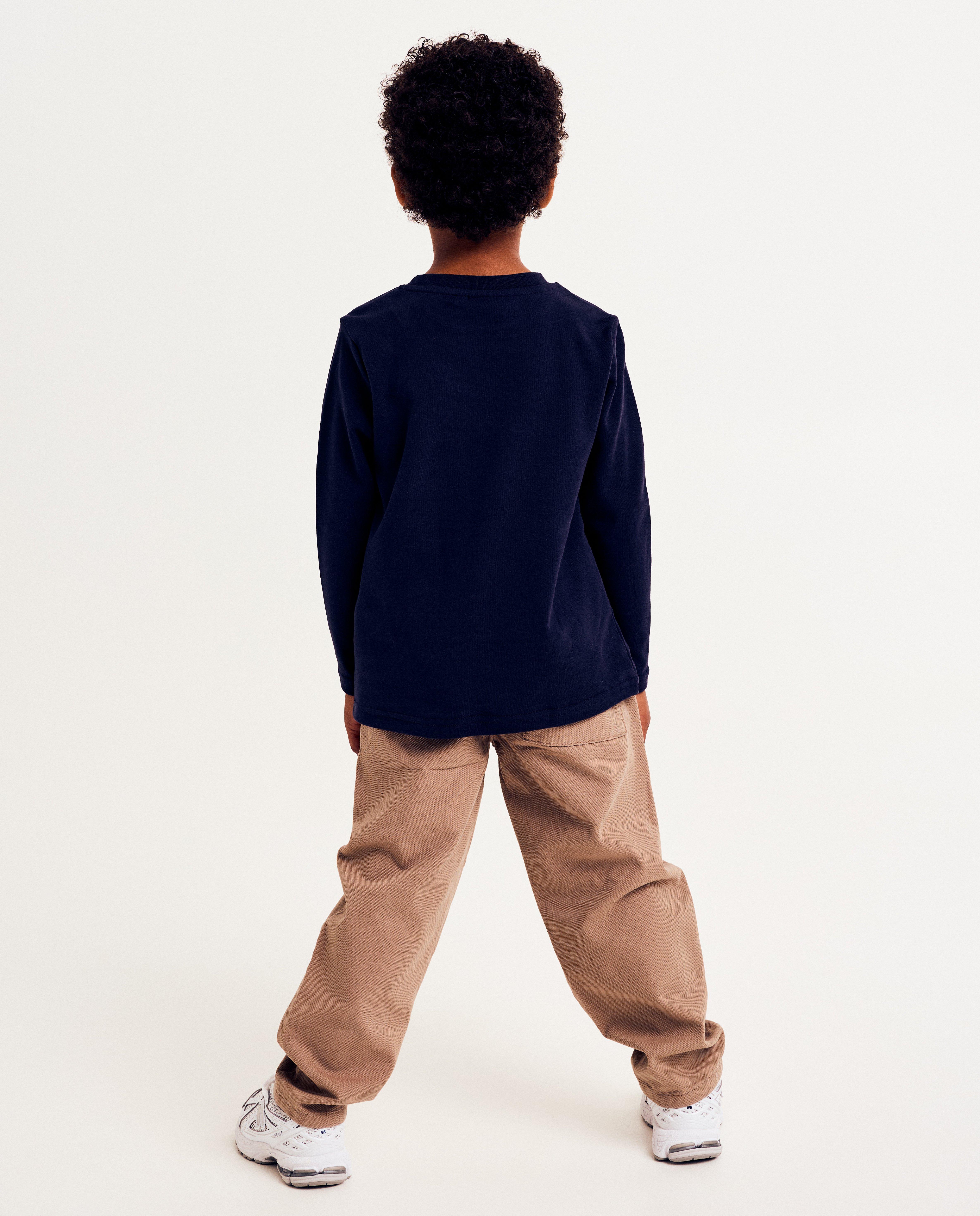 T-shirts - Longsleeve met geborduurde patches