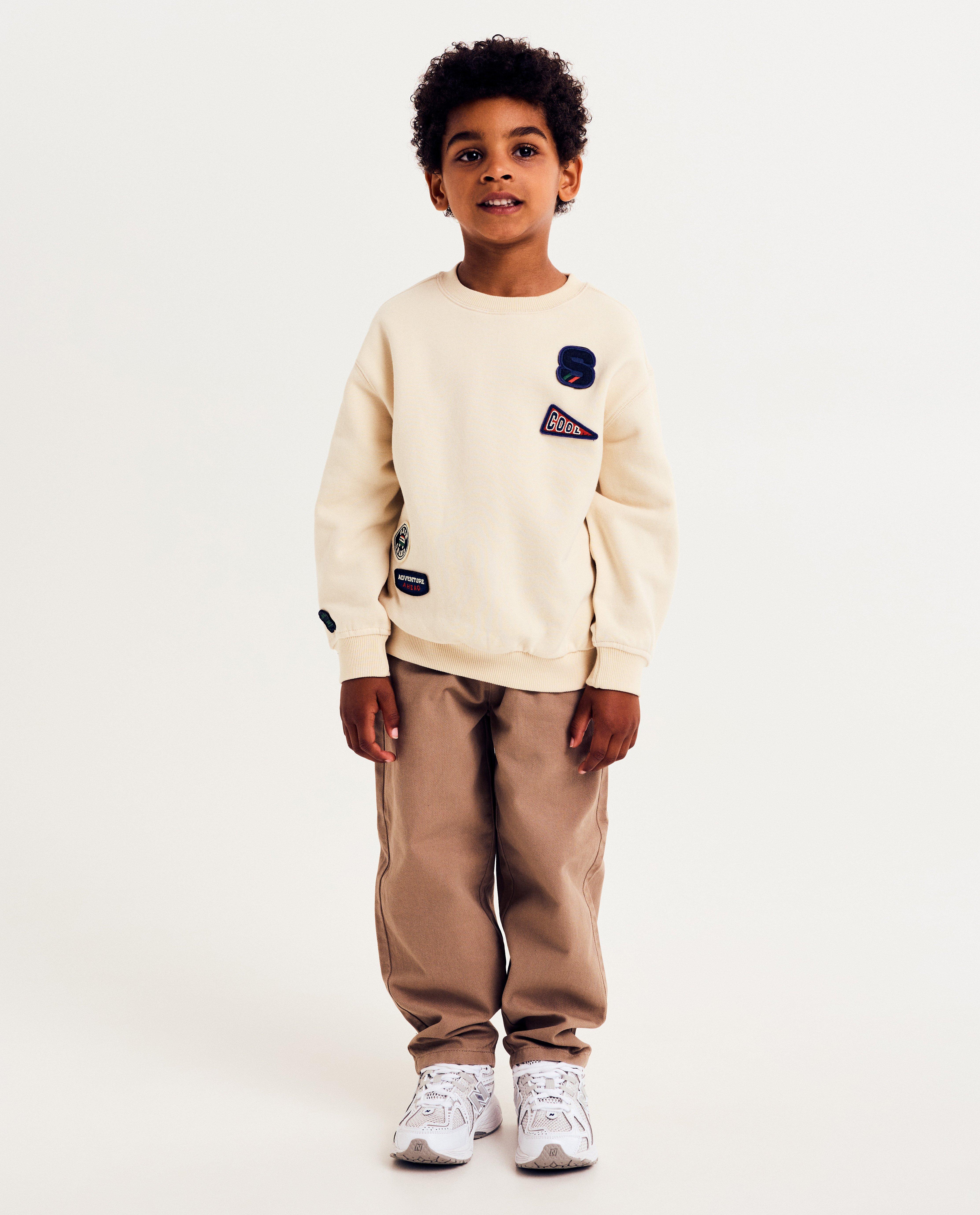 Sweaters - Sweater met geborduurde patches