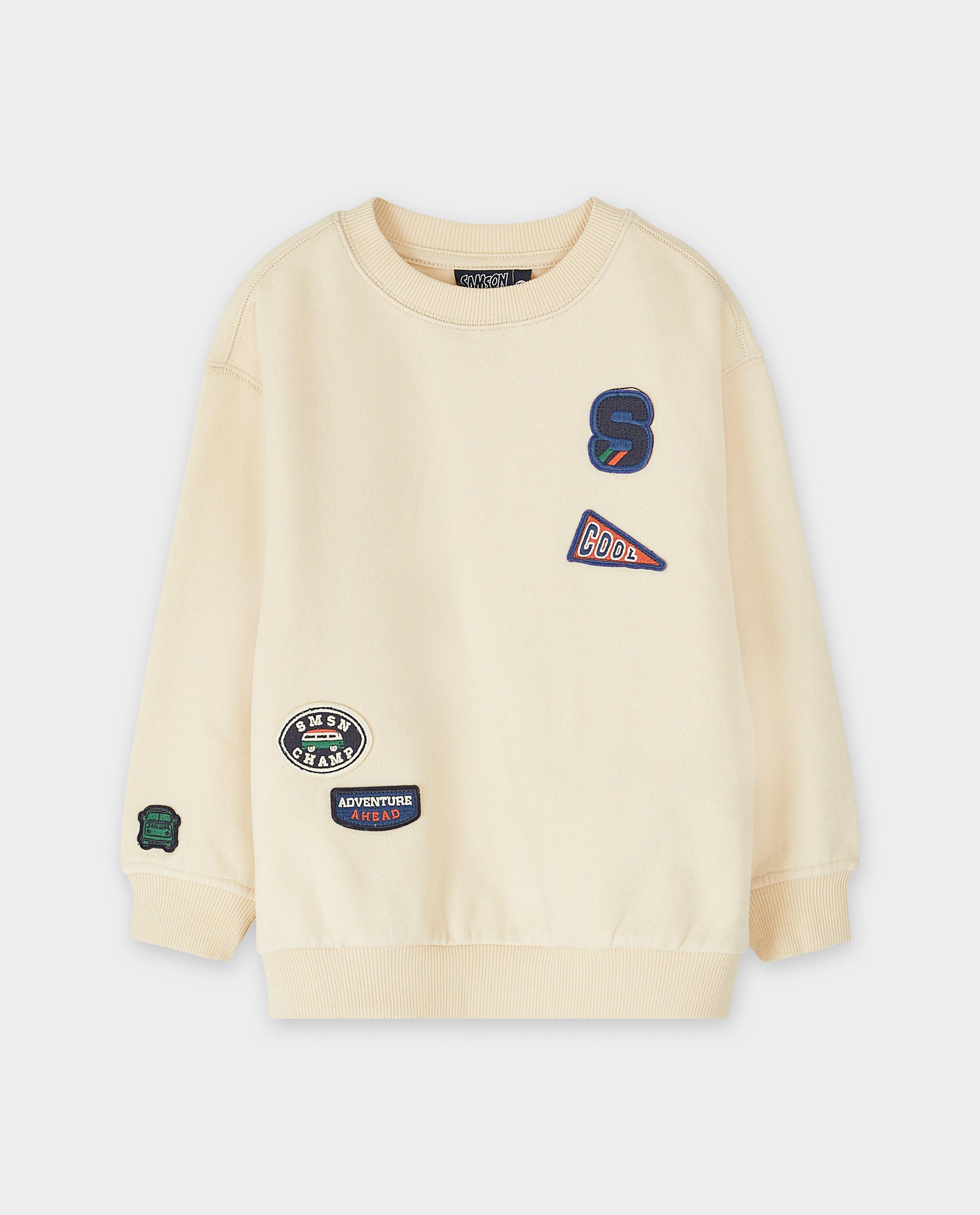 Sweaters - Sweater met geborduurde patches