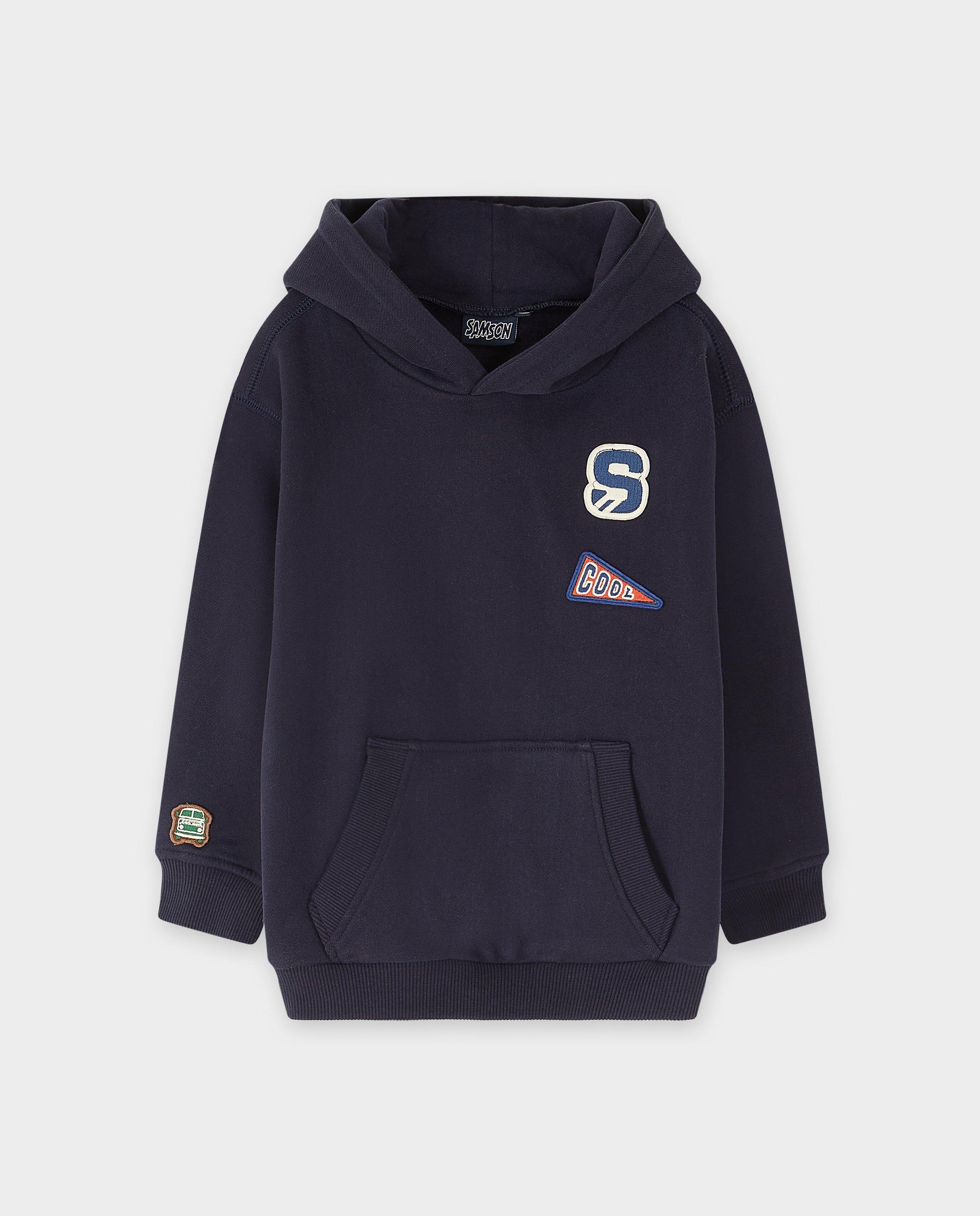 Sweats - Sweat à capuche avec écussons brodés