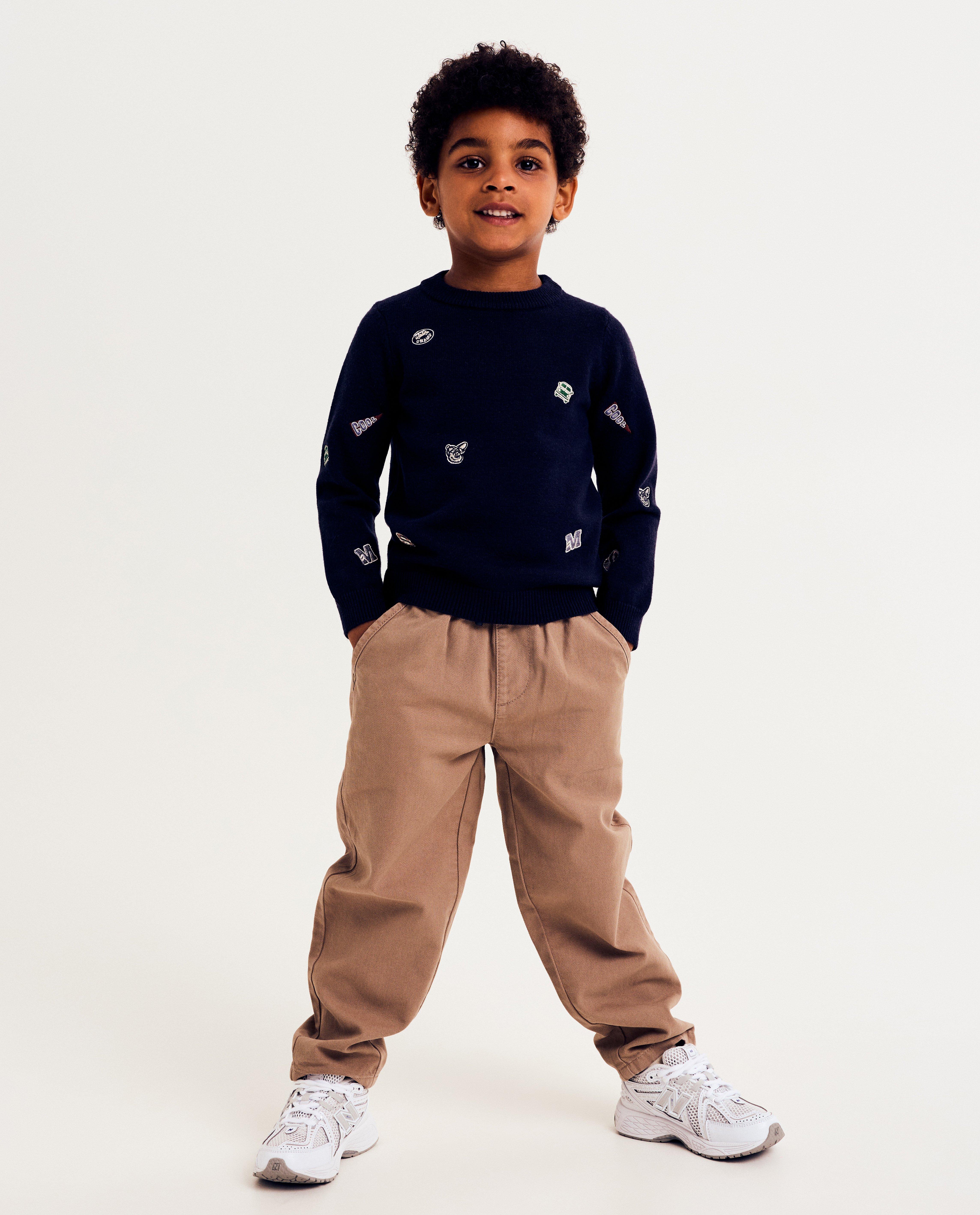 Bruine broek, baggy fit