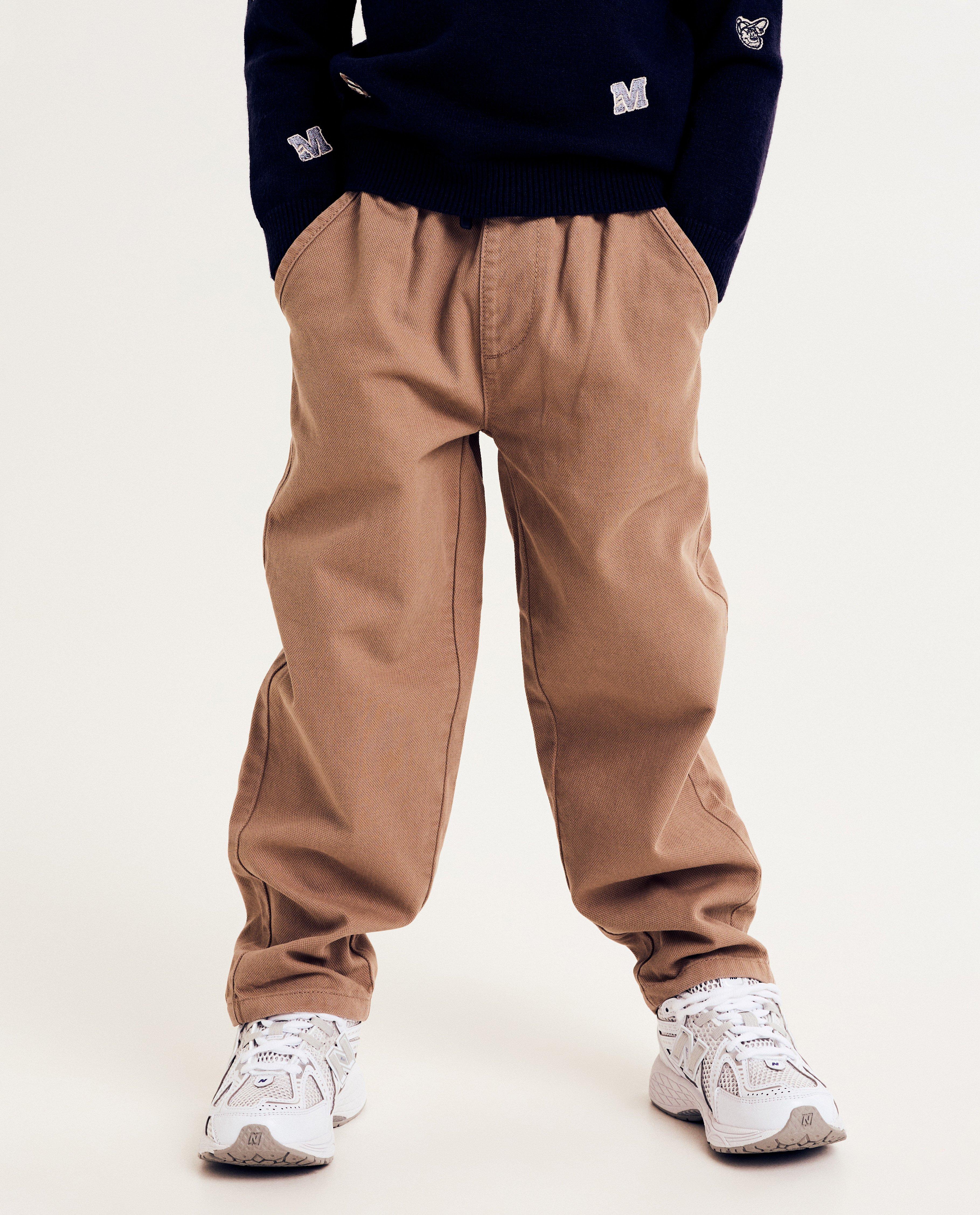 Pantalons - Pantalon marron, baggy fit