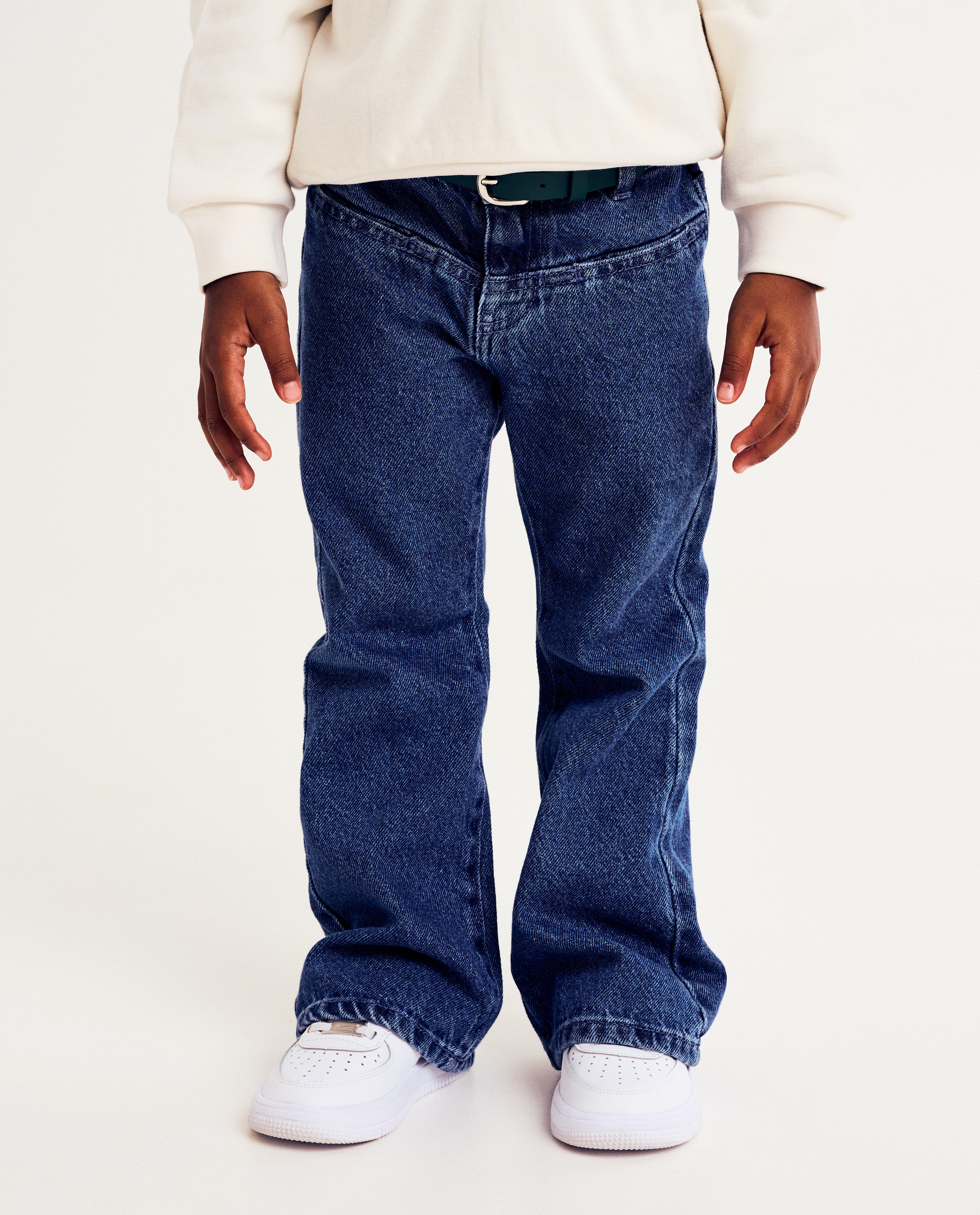 Jeans - Blauwe jeans, bootcut fit