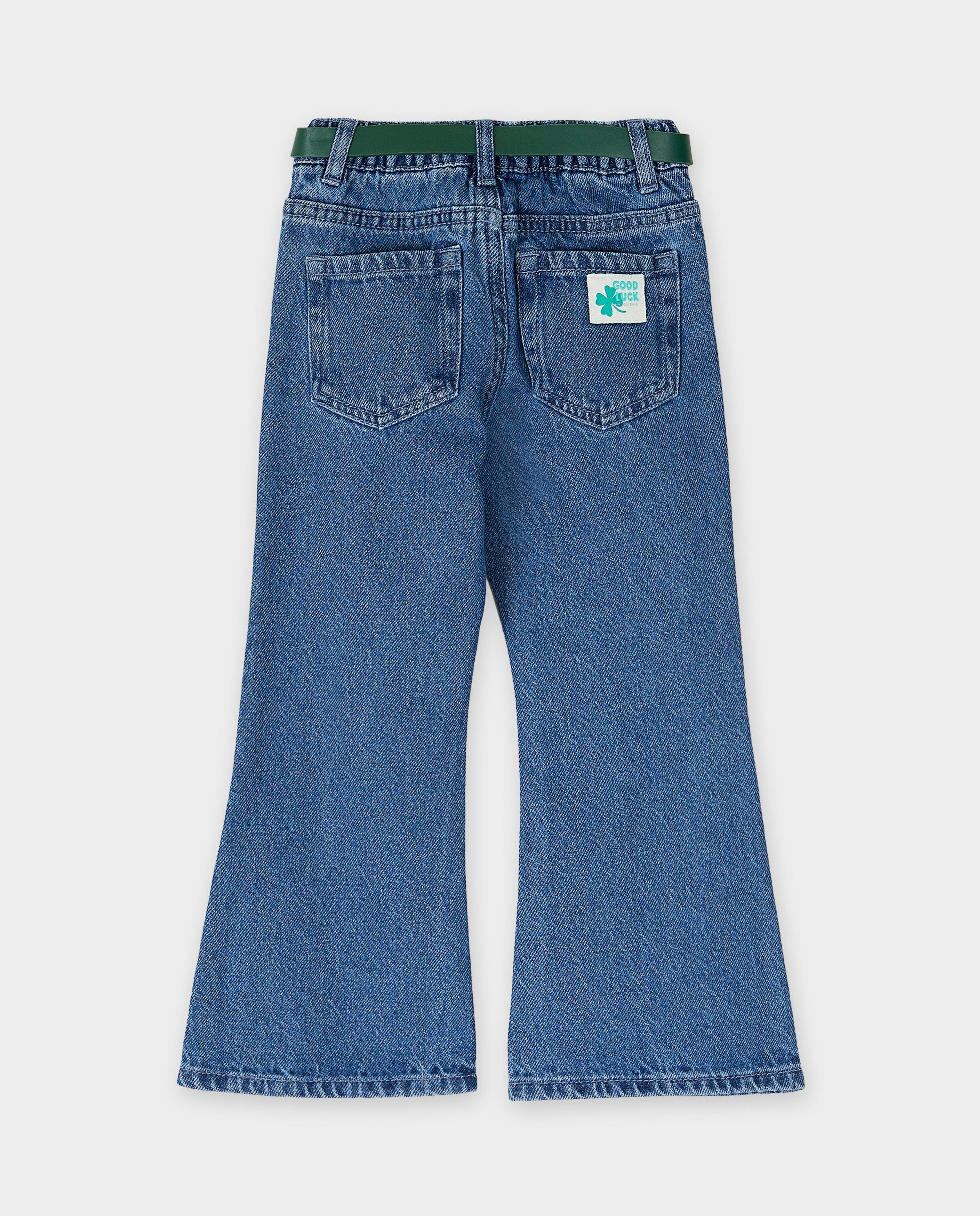 Jeans - Blauwe jeans, bootcut fit