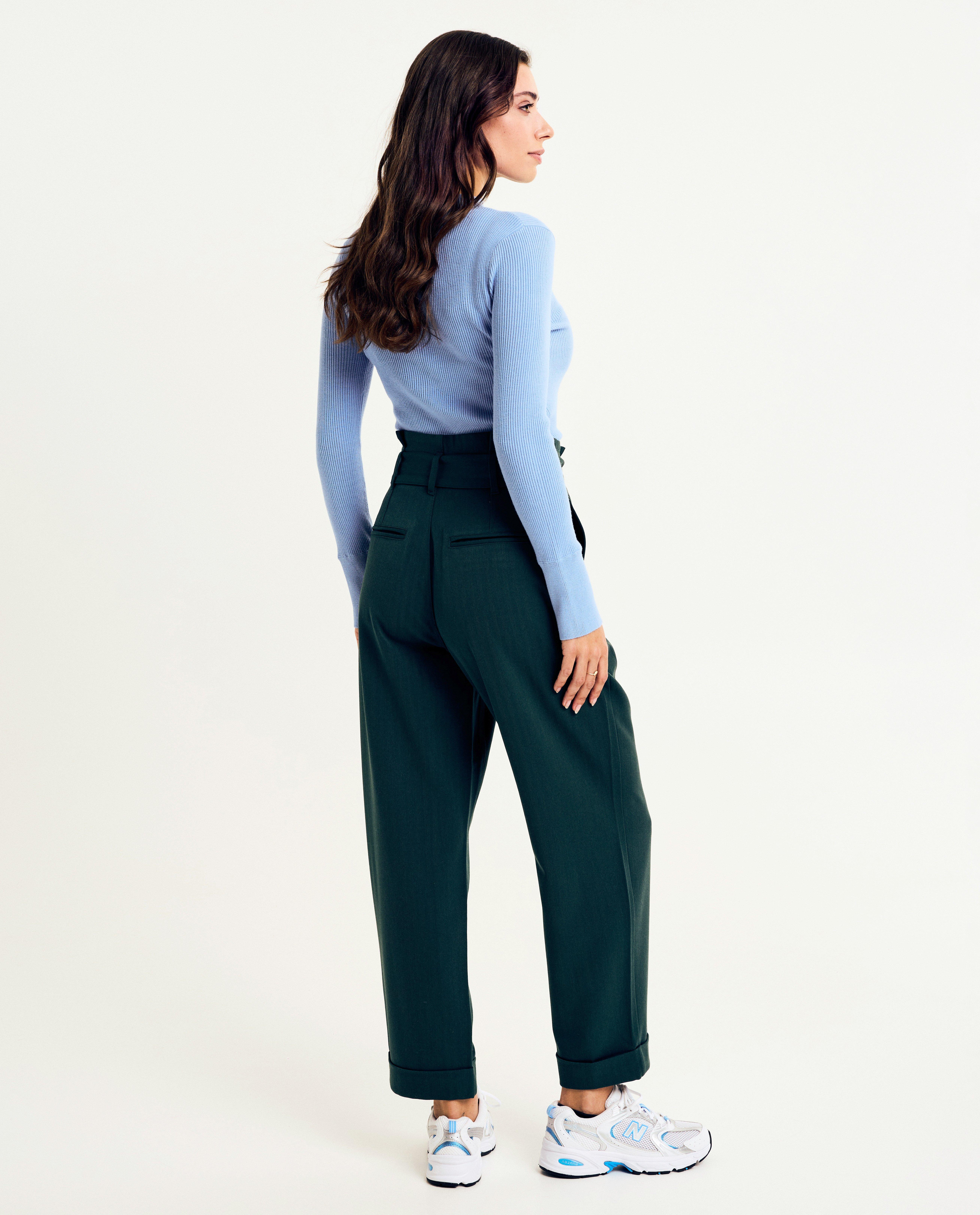 Broeken - Donkergroene broek