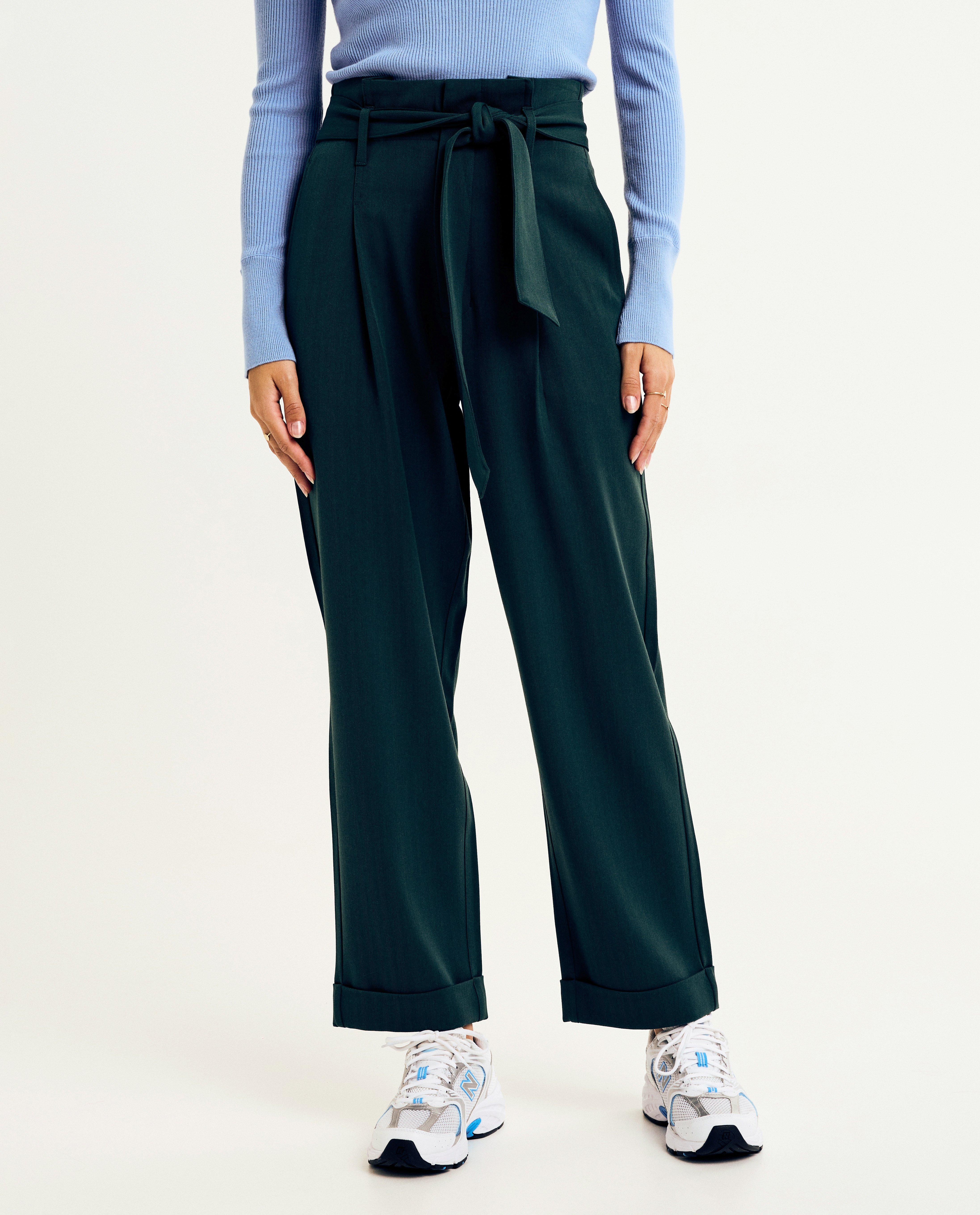 Broeken - Donkergroene broek
