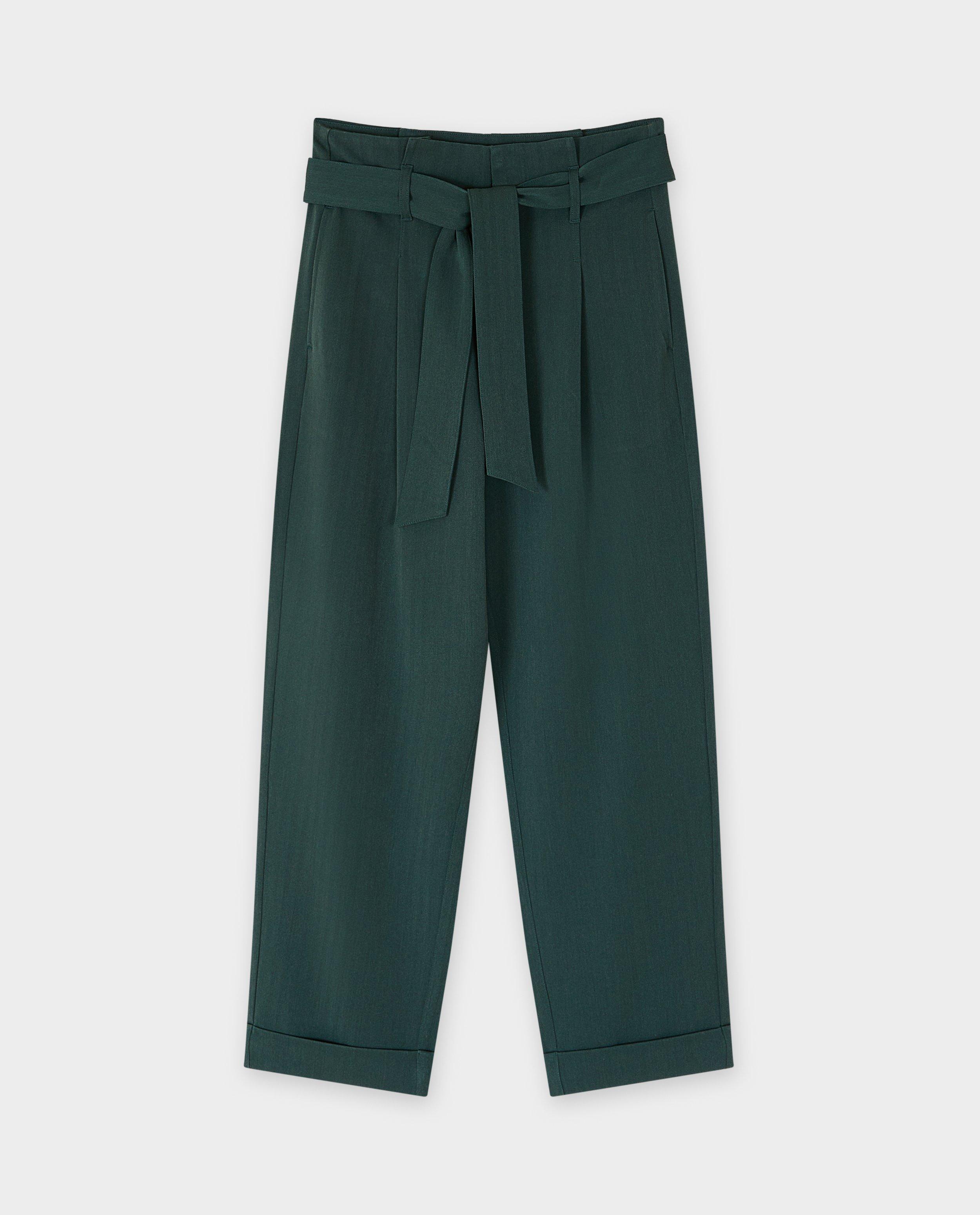 Broeken - Donkergroene broek