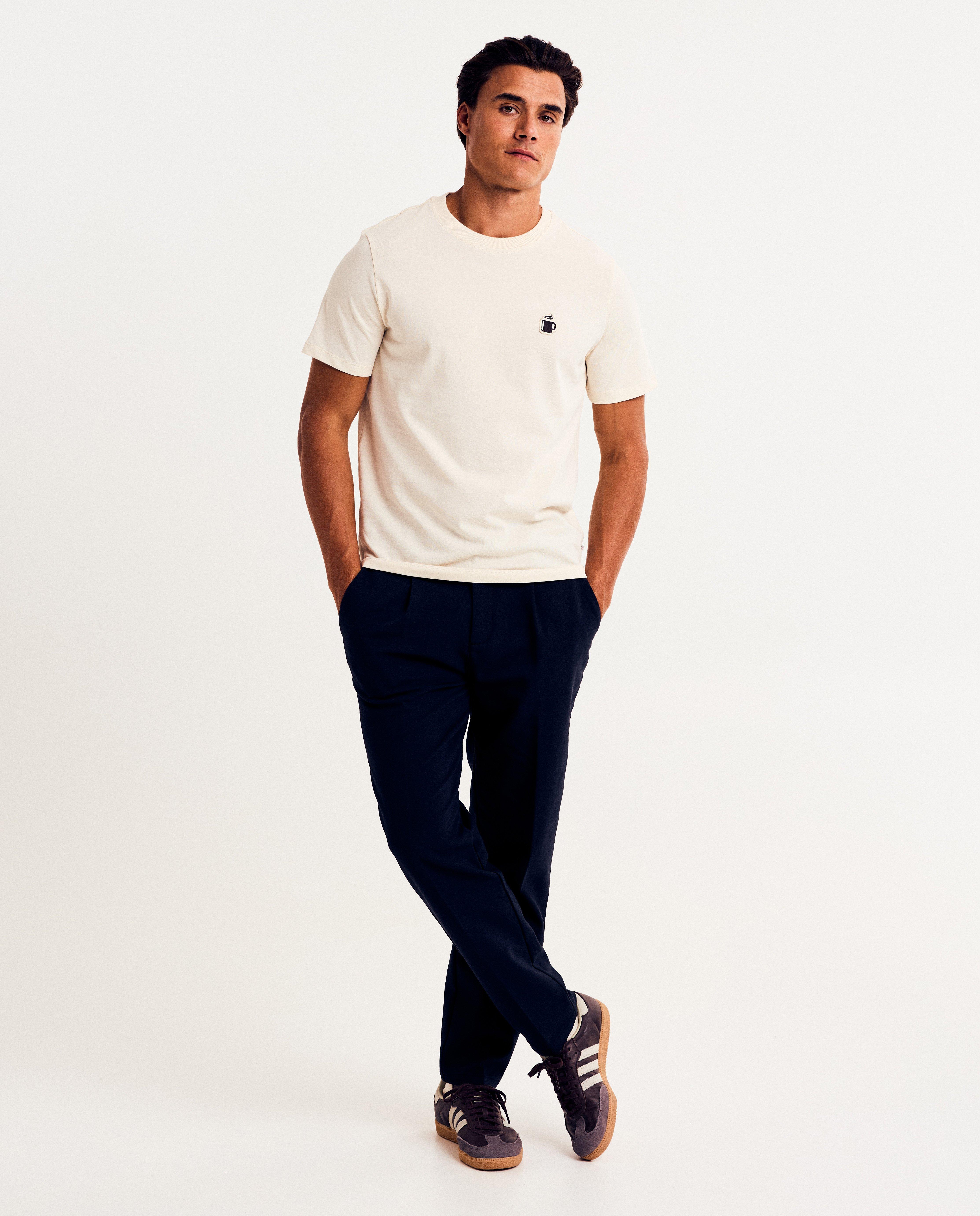 T-shirts - T-shirt met patch koffie