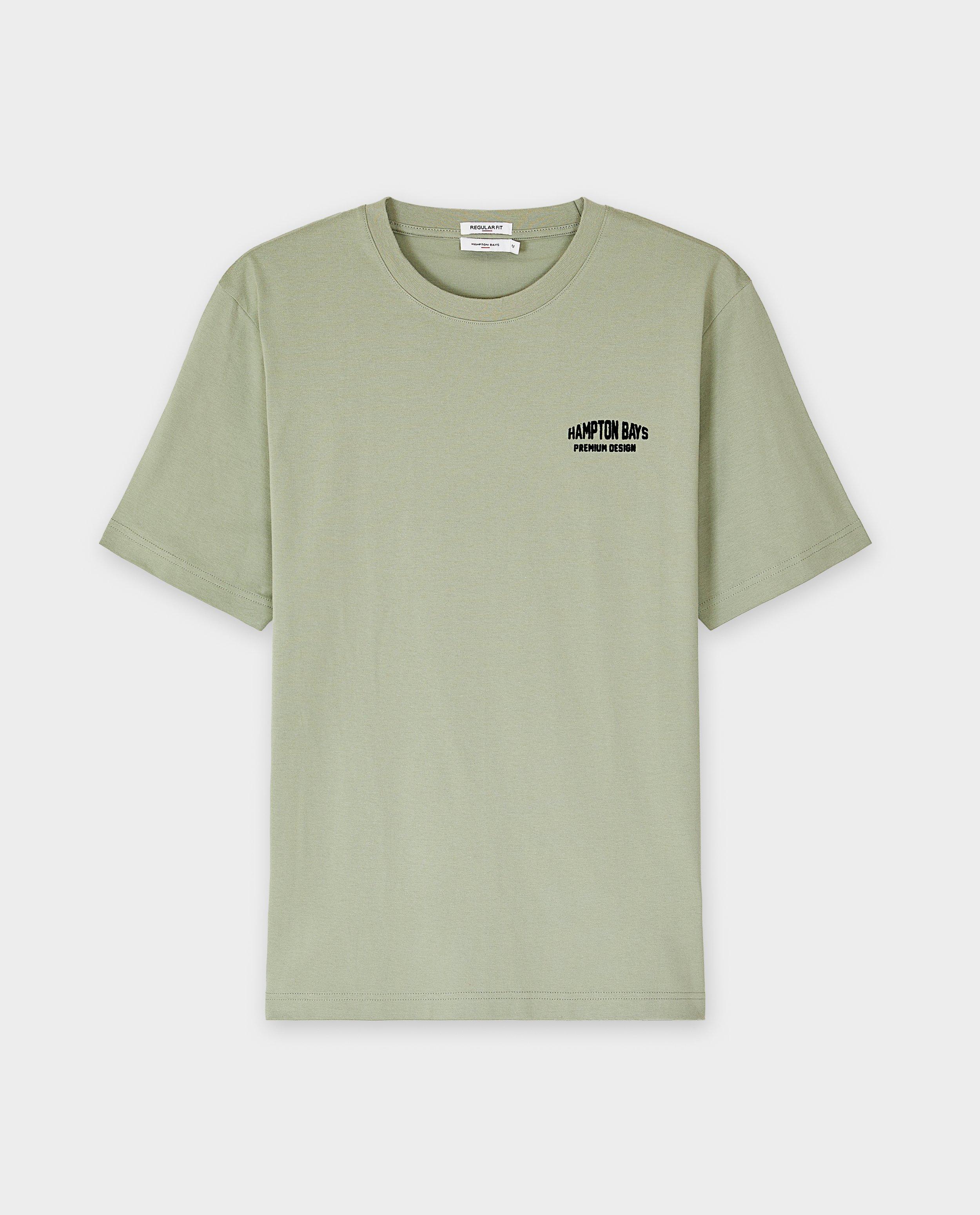 T-shirts - T-shirt met opschrift in reliëf