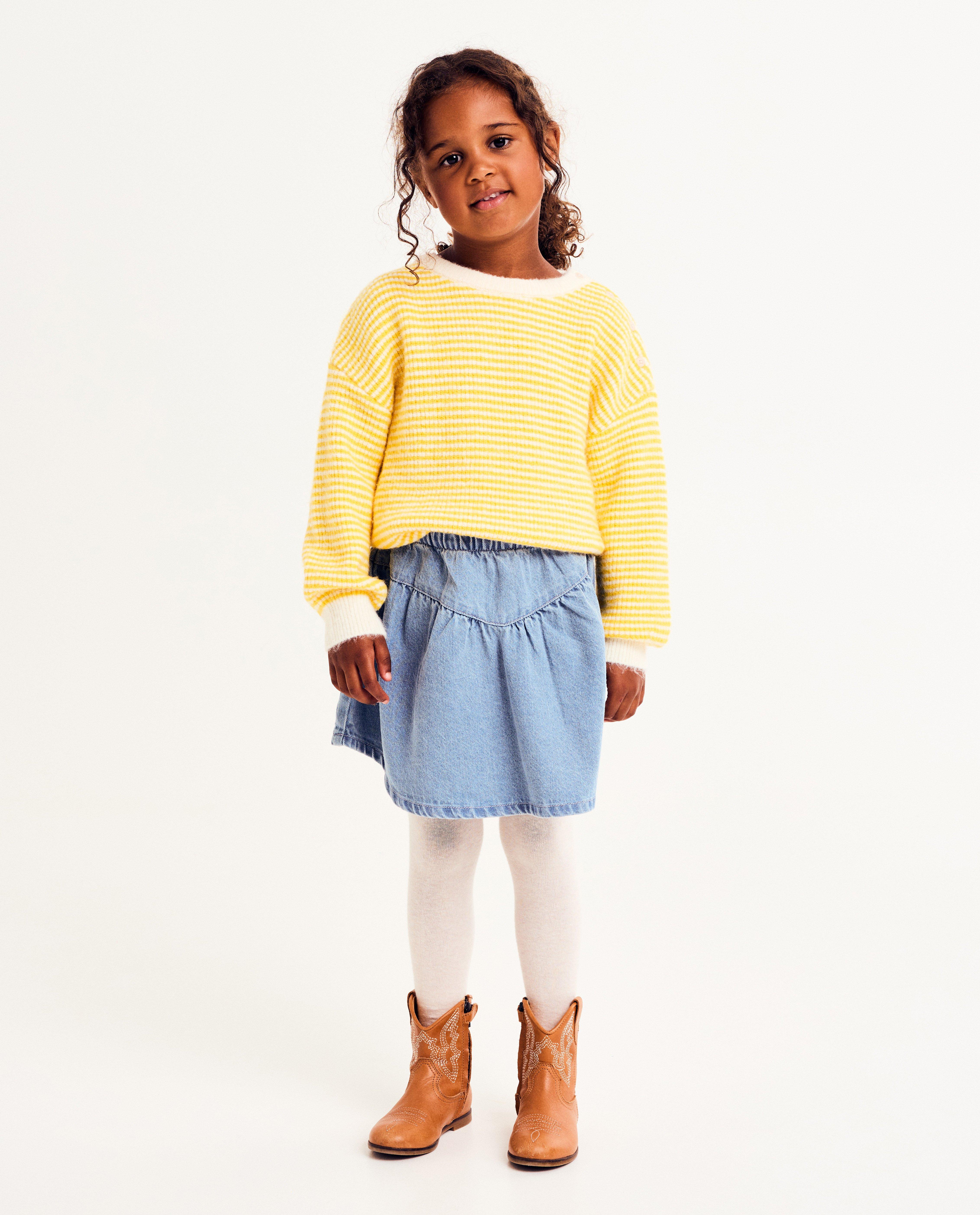 PULL EN MAILLE RAYÉE MANCHES LONGUES