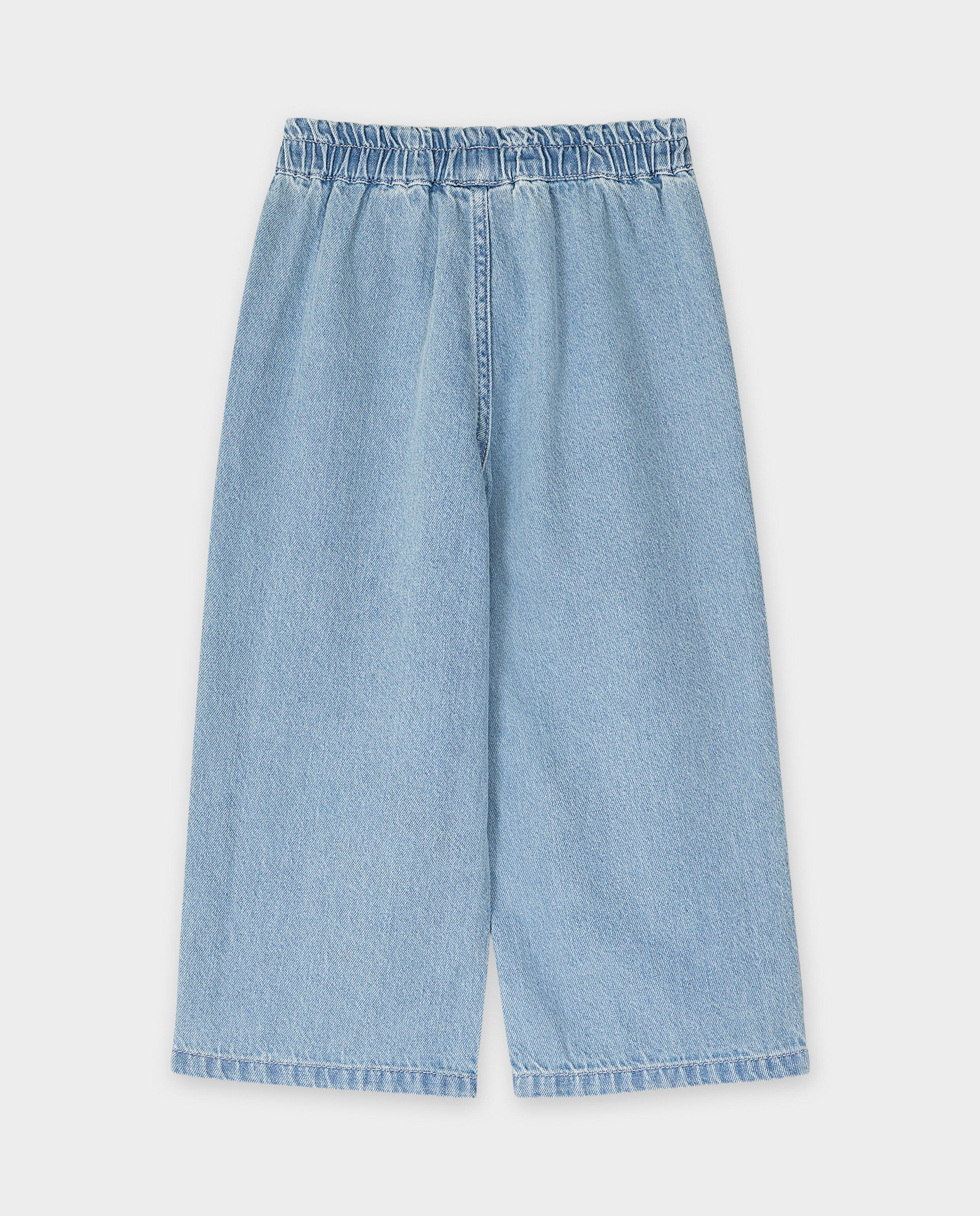Jeans - Jeans met geborduurde bloemen, extra wide fit