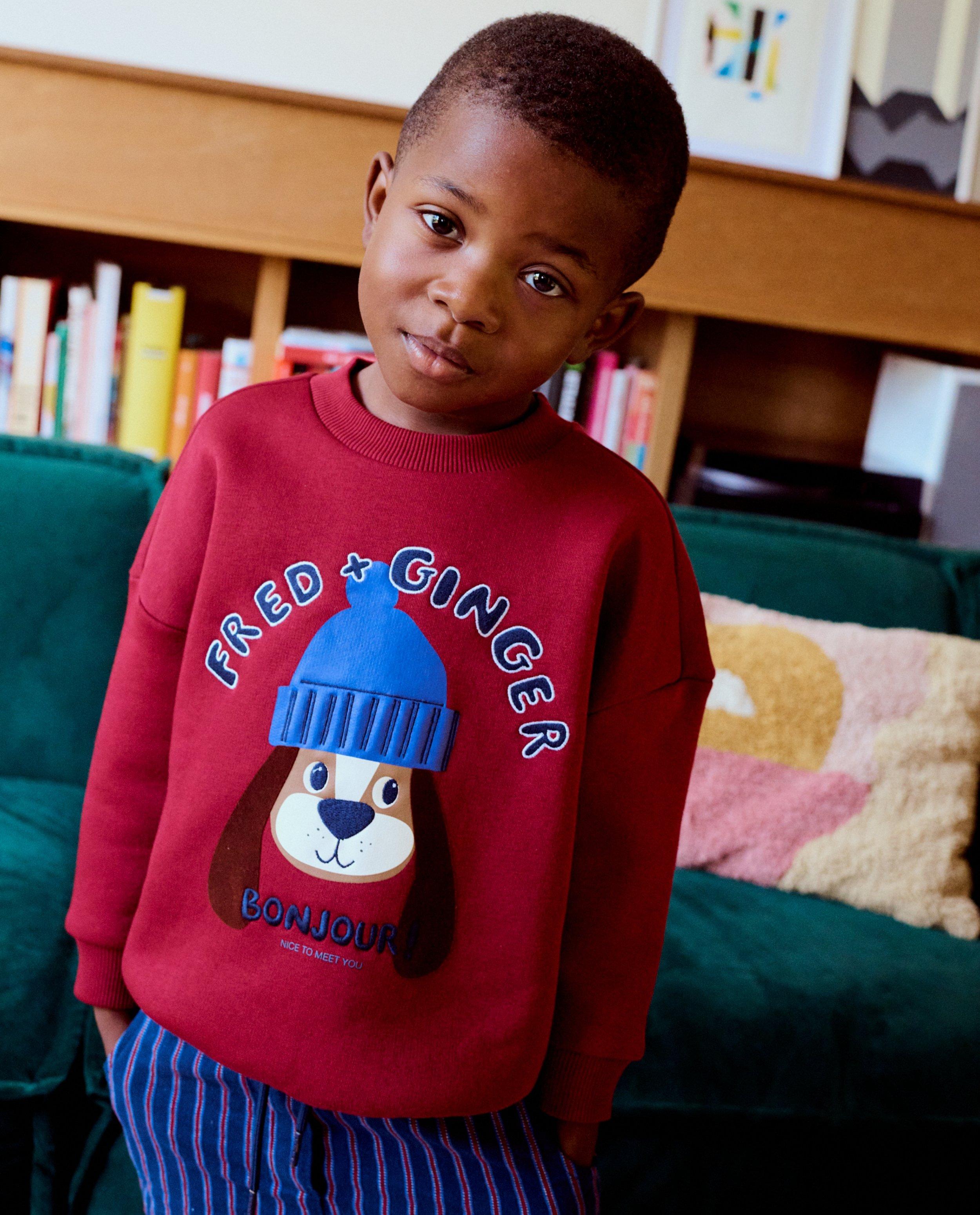 Sweater met print hond