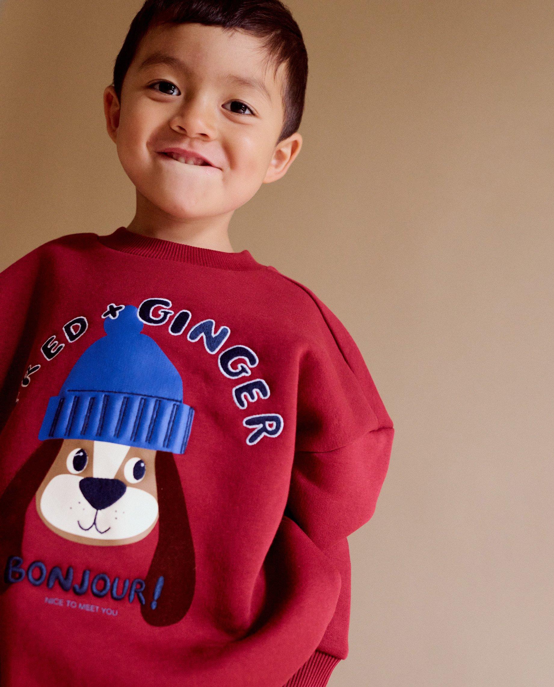 Sweaters - Sweater met print hond