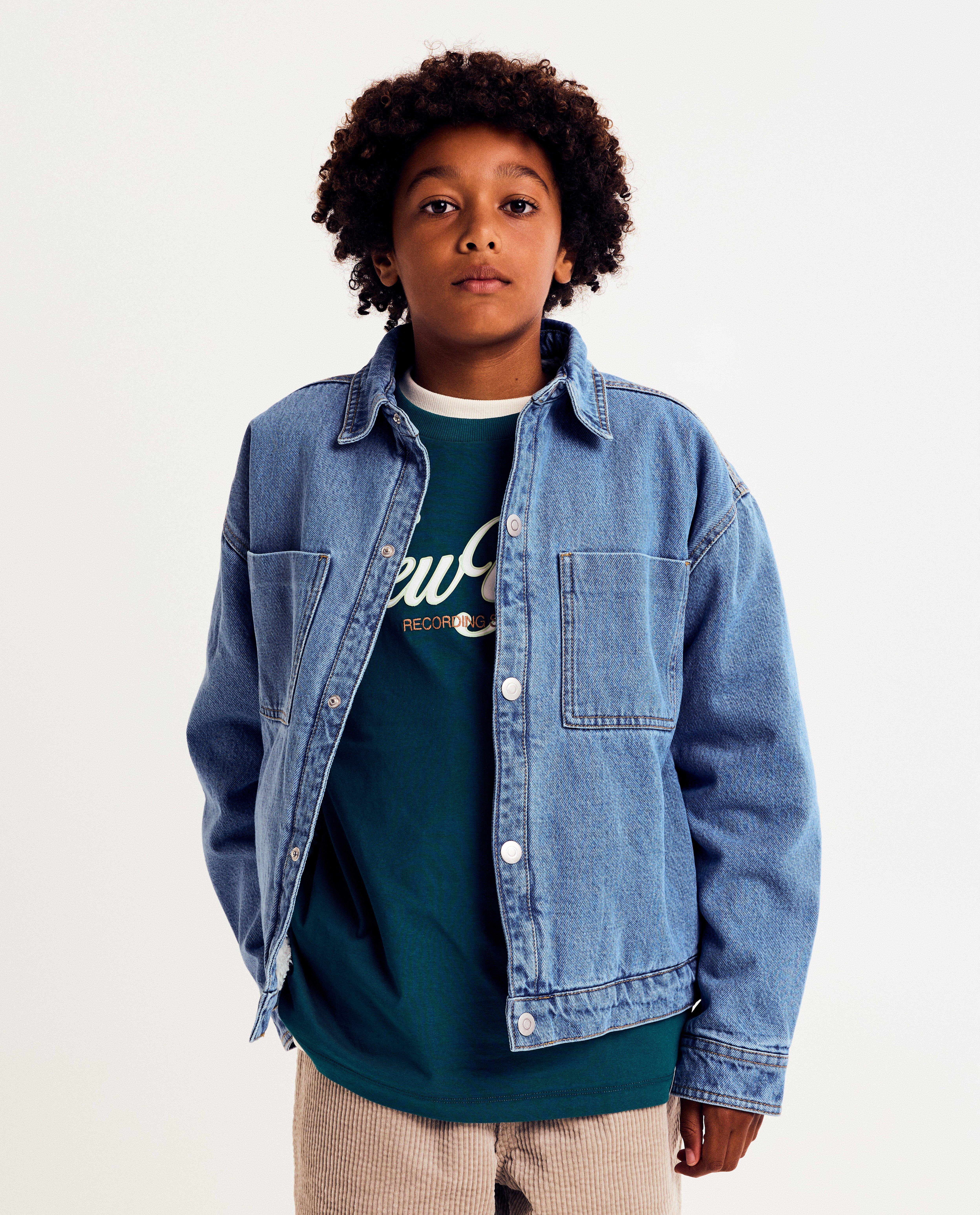 Jeansjas met teddy voering - Product Detail - khaki - afbeelding nummer 2