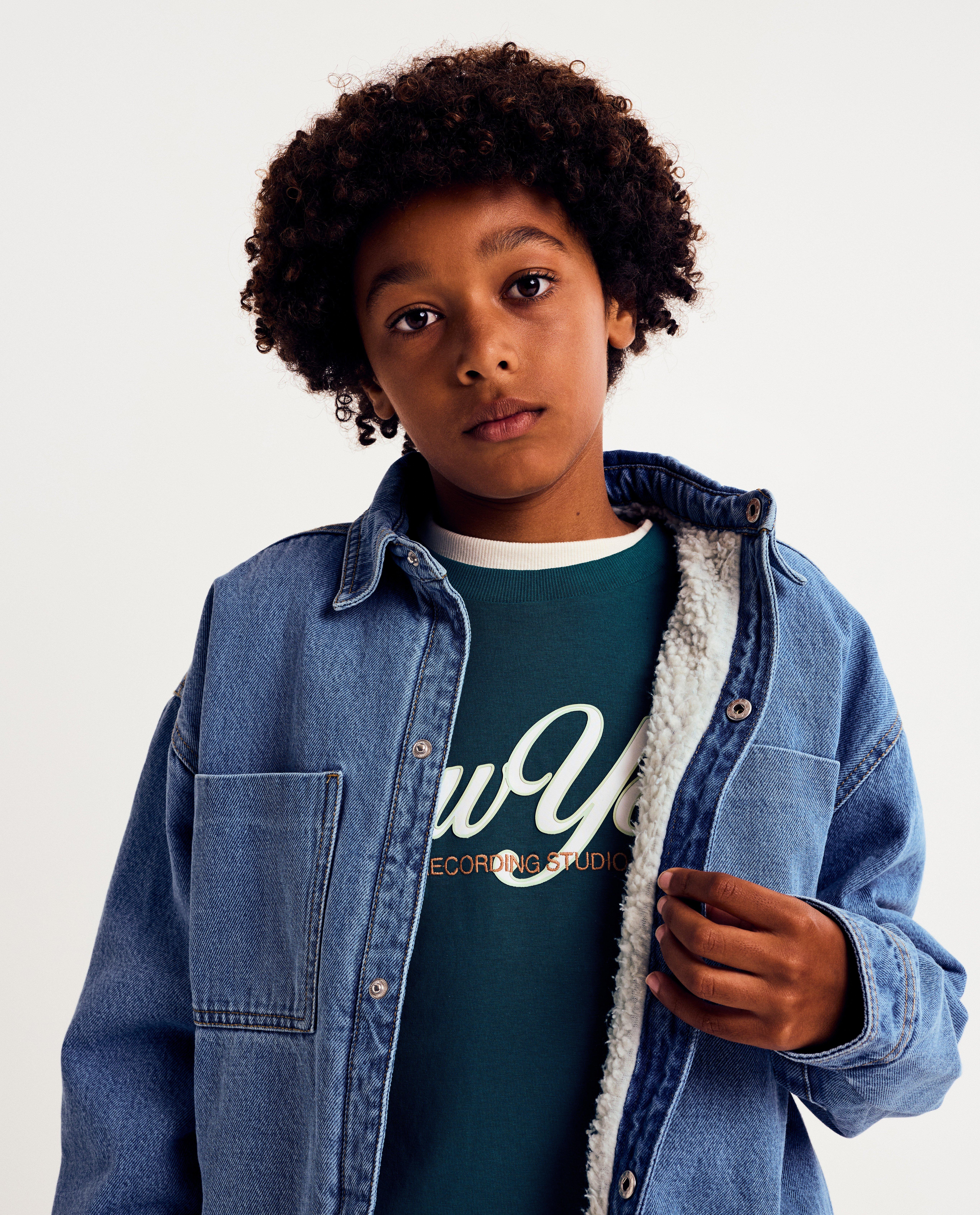 Jeansjas met teddy voering - Product Detail - khaki - afbeelding nummer 5