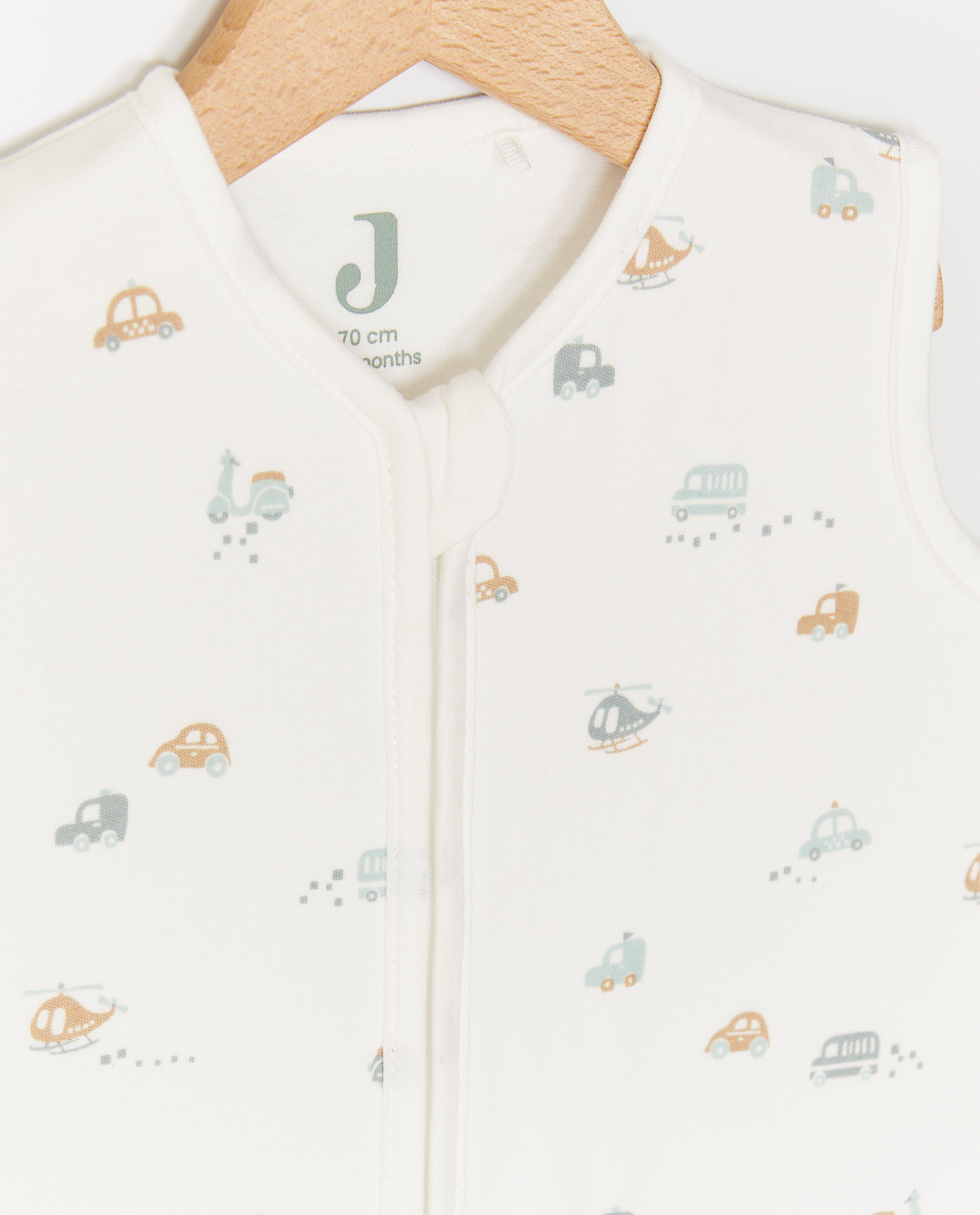 Nachtkleding - Slaapzak met print voertuigen (70 cm), TOG 0,5