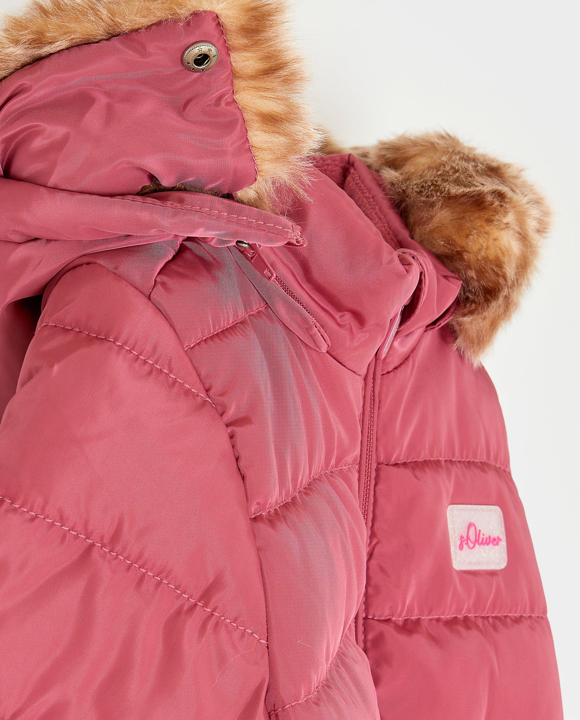 Jassen - Doorgestikte jas met fleece voering