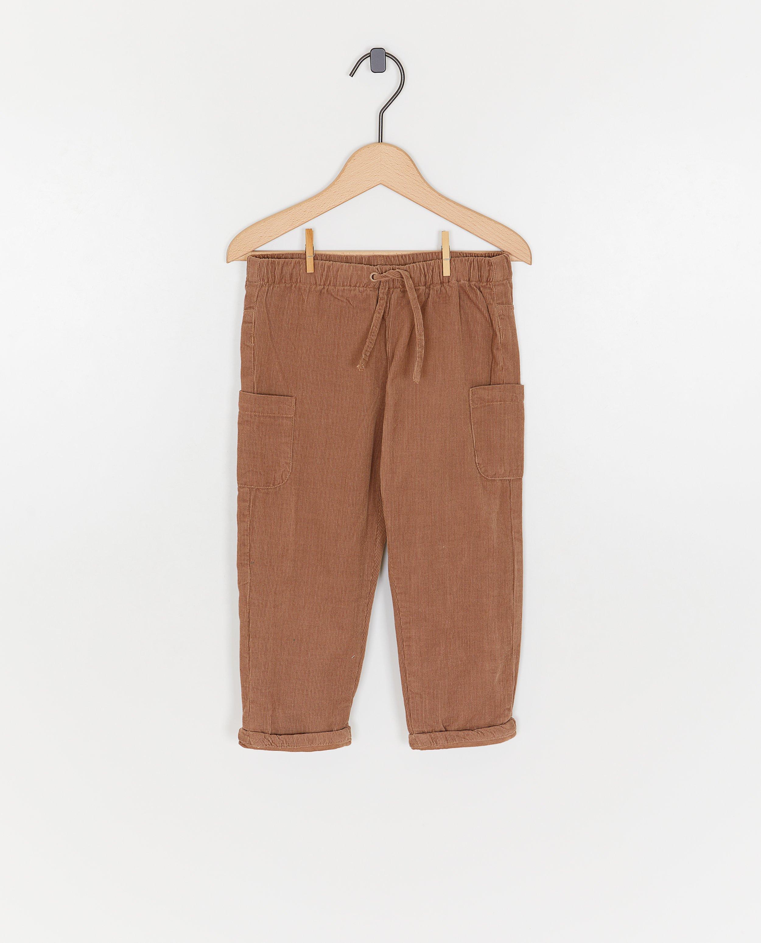 Pantalon en velours côtelé fin