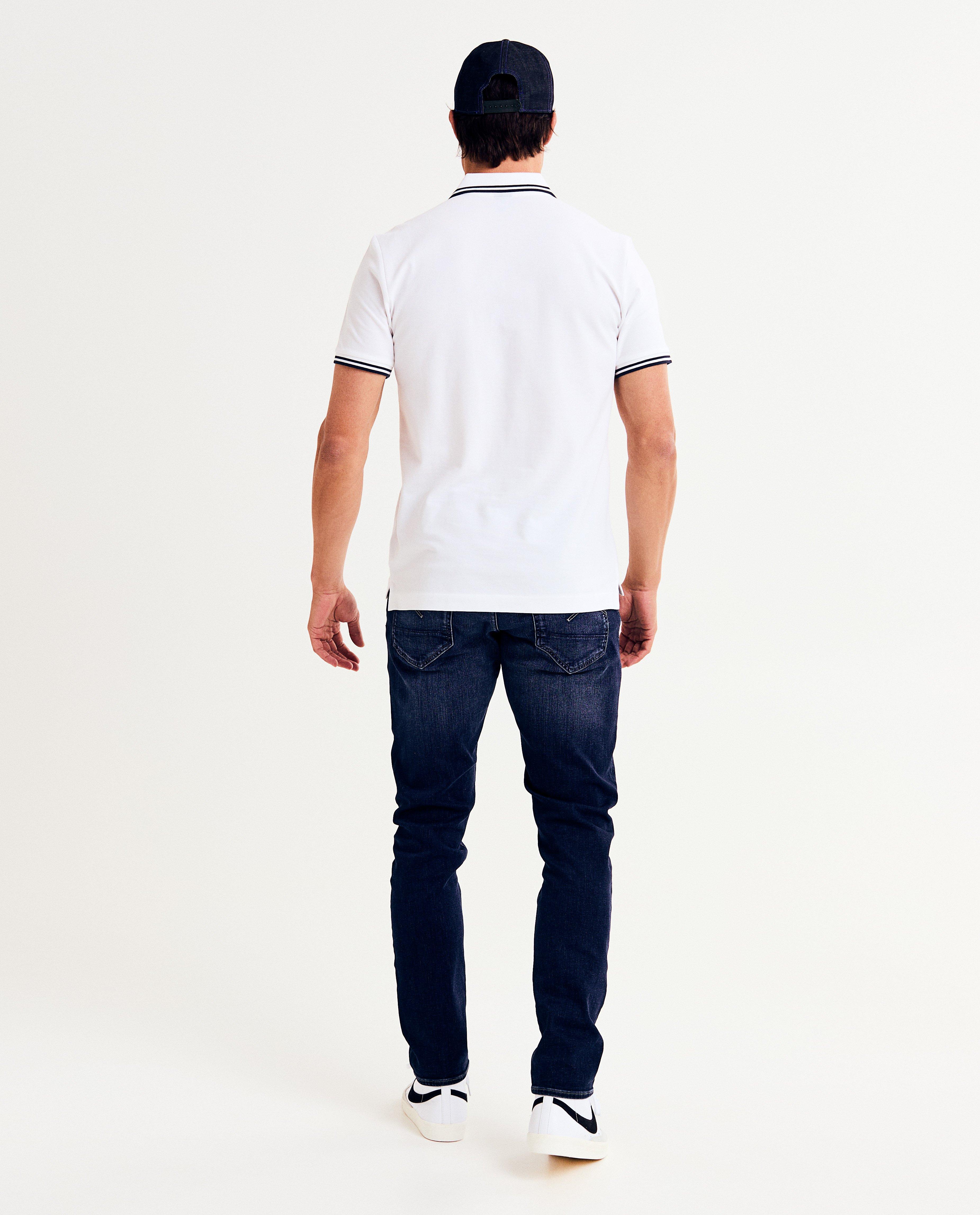 Jeans - Donkerblauwe jeans, slim fit
