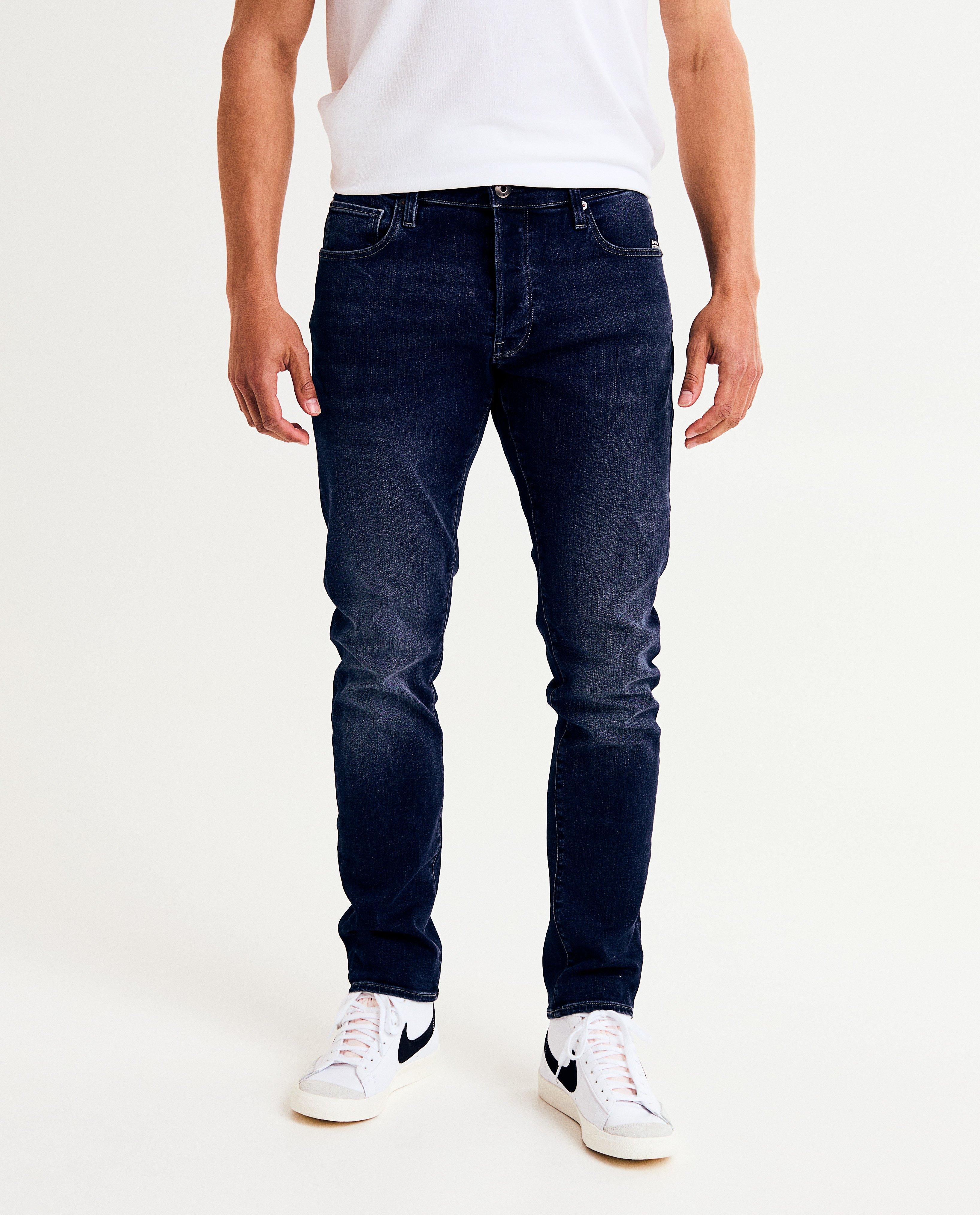 Jeans - Donkerblauwe jeans, slim fit
