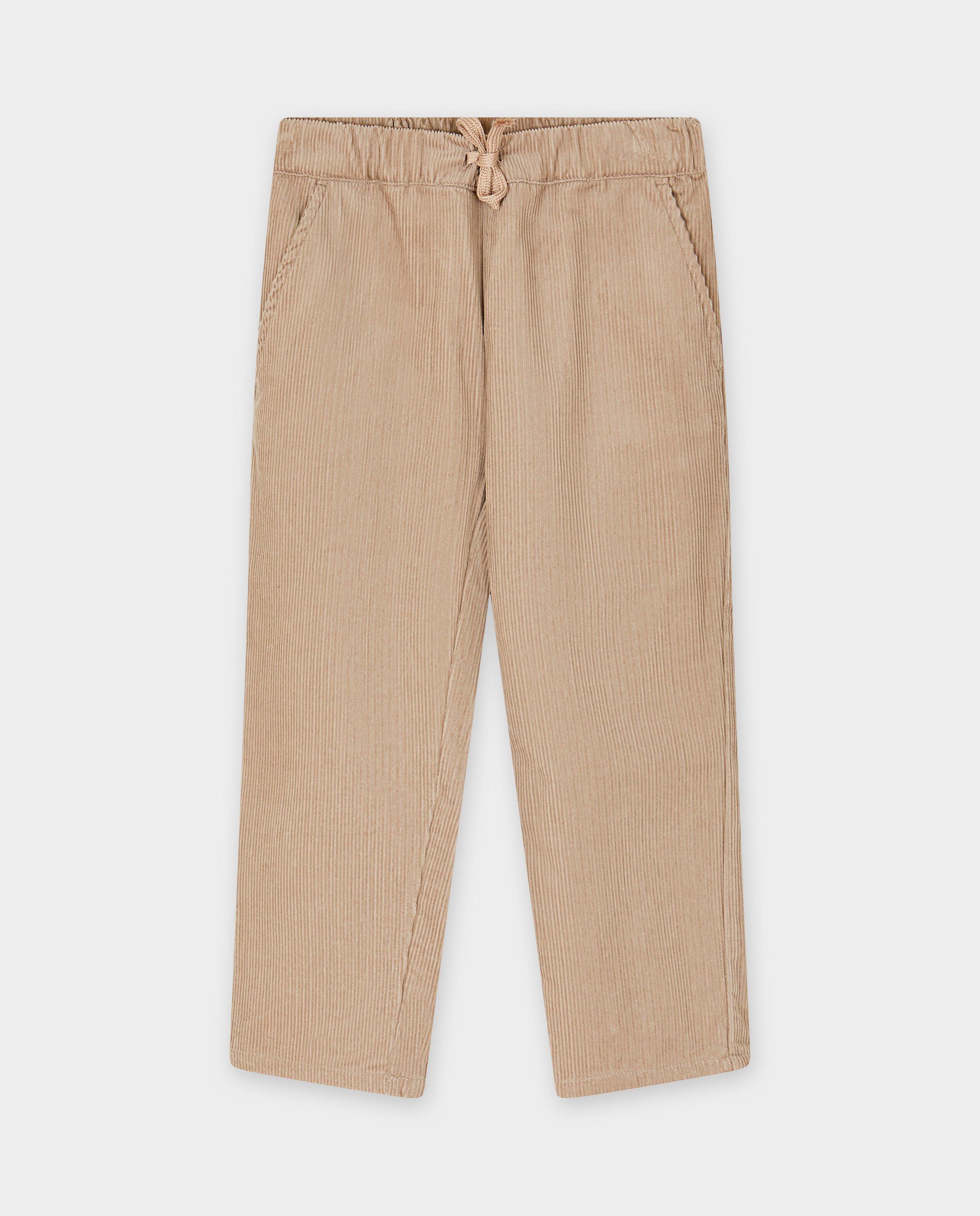 Pantalon en velours c&ocirc;tel&eacute; - D&eacute;tails du produit - brun clair - image num&eacute;ro 1