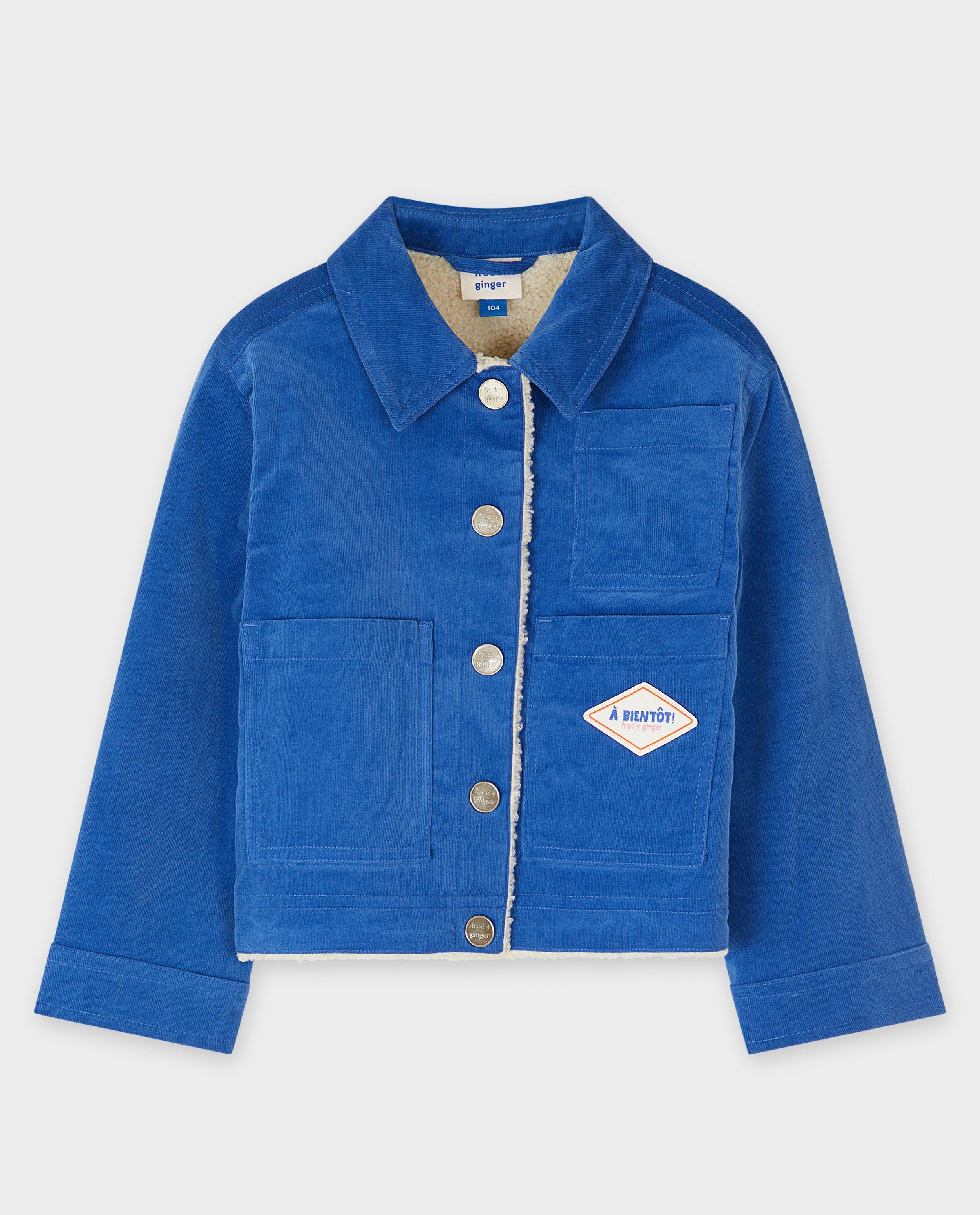 Blazers - Vest van fijn ribfluweel, oversized fit