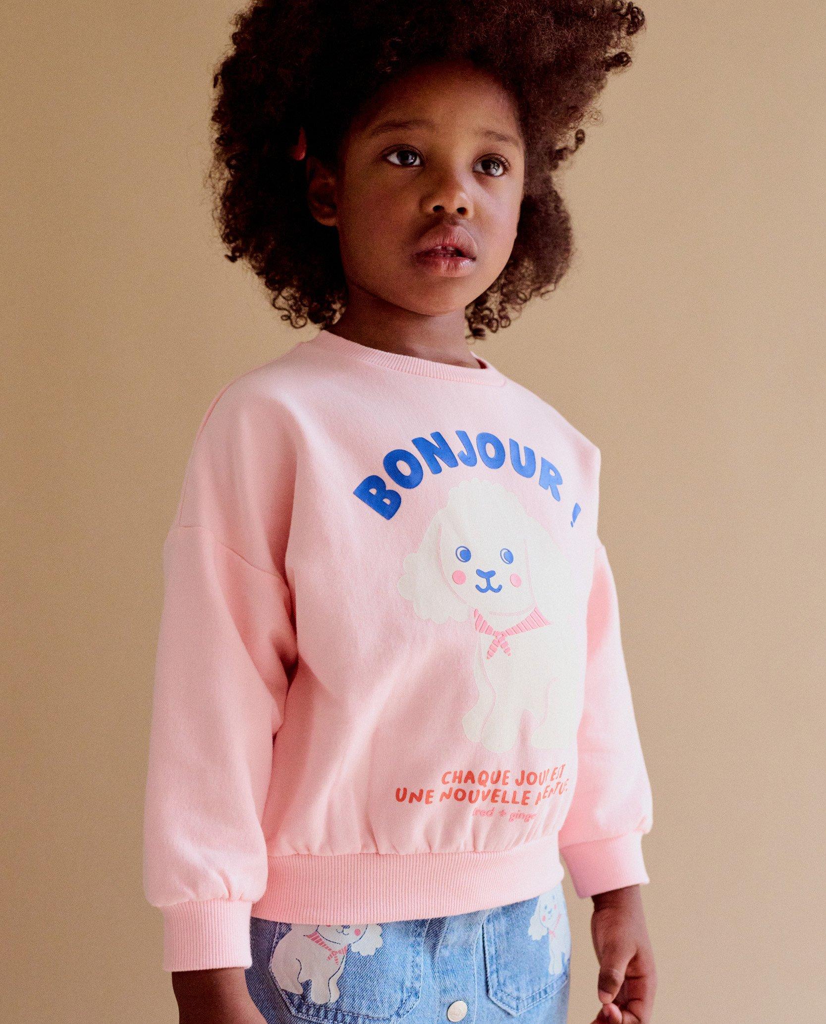 Sweater met print hond, loose fit - null - Fred + Ginger