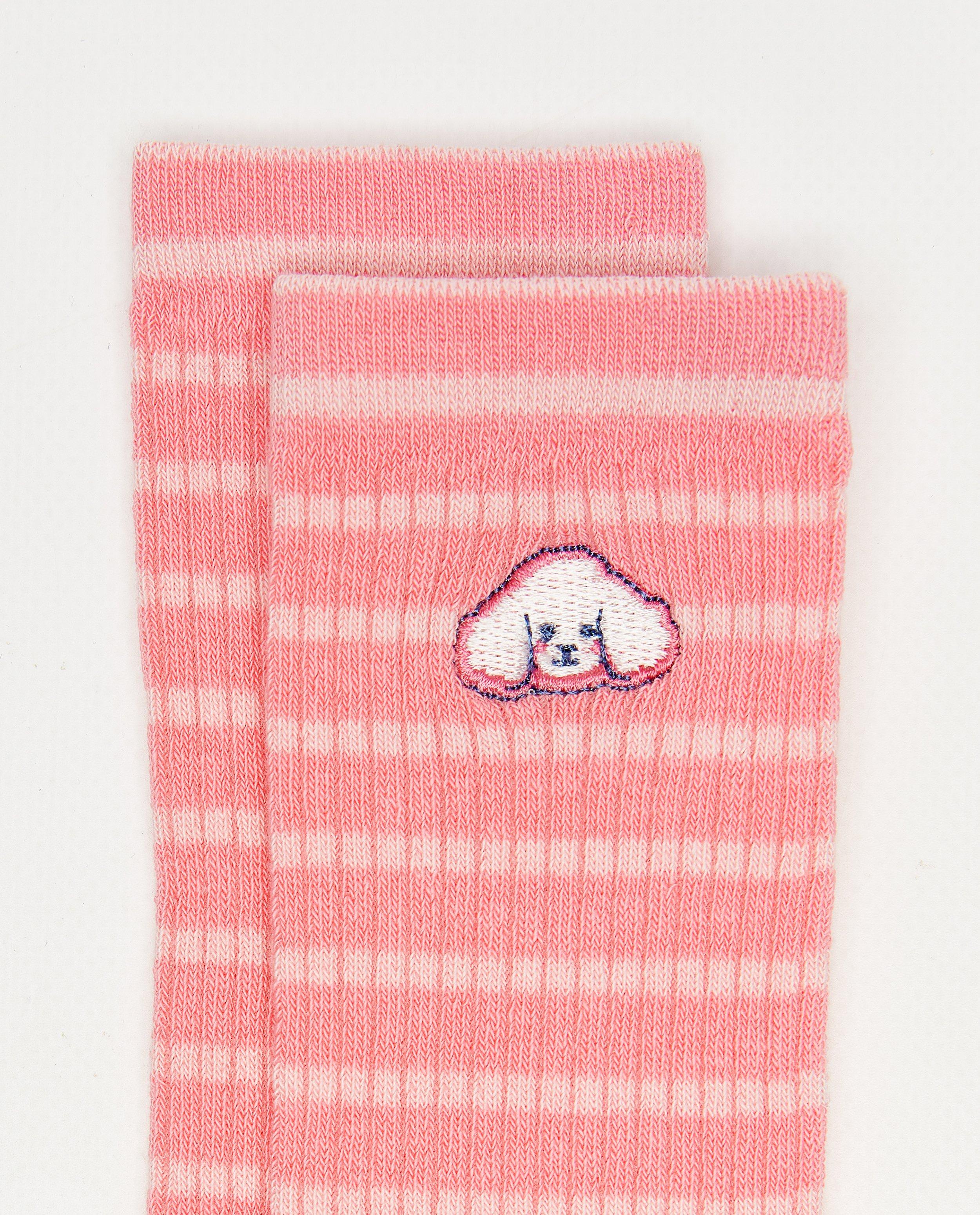 Kousen - Kniekousen met geborduurde patches