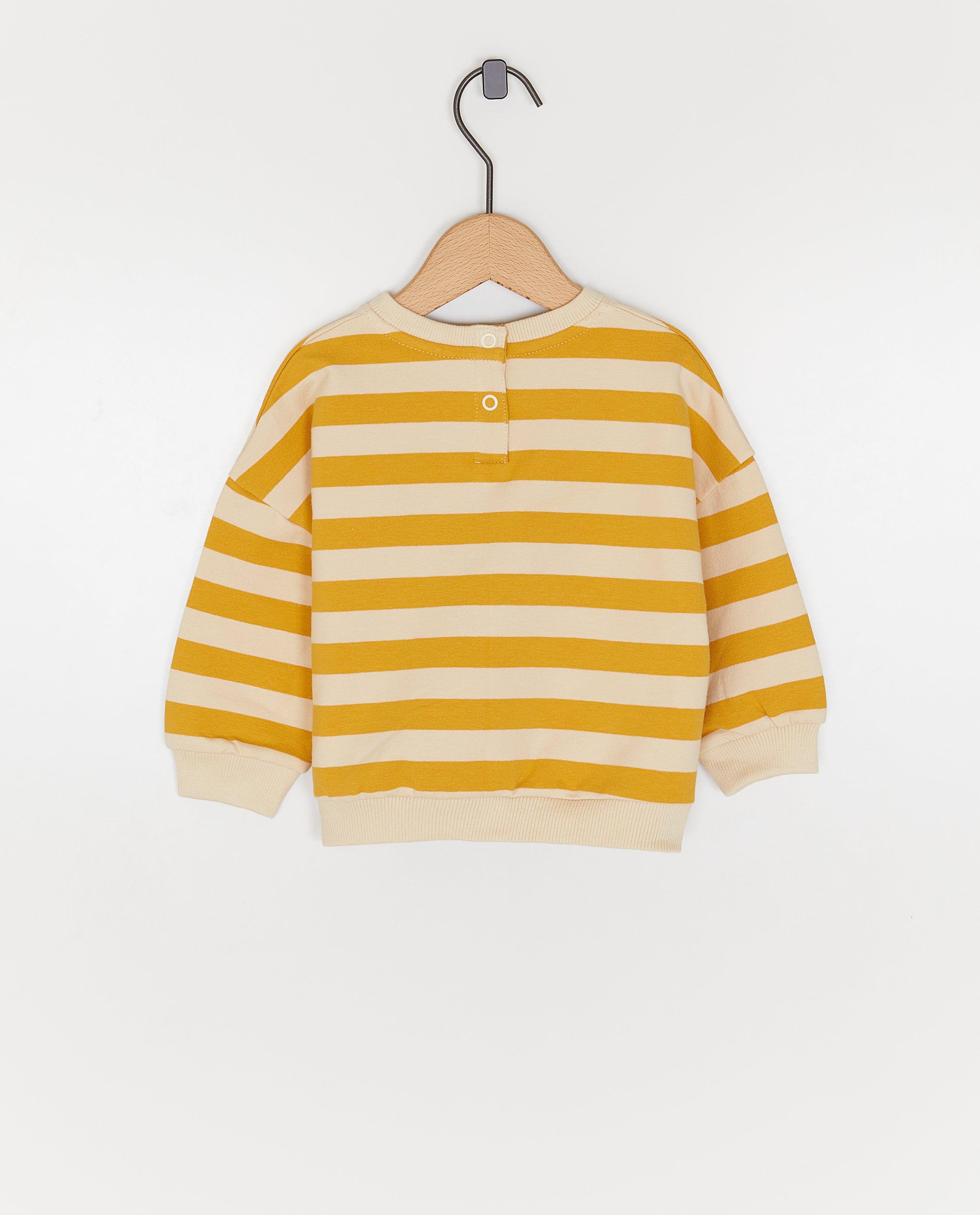 Sweater met strepen - Product Detail - geel - afbeelding nummer 2