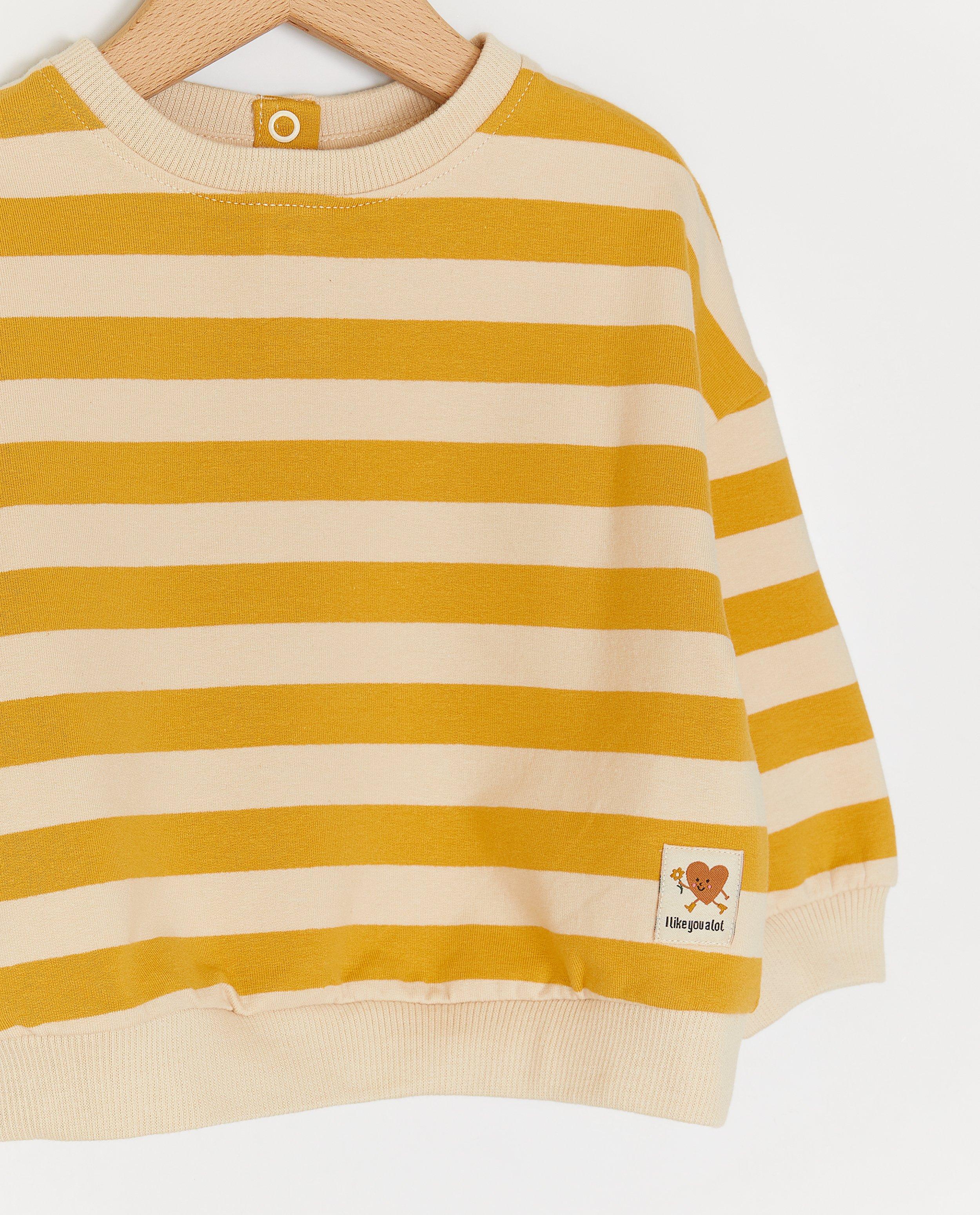 Sweater met strepen - Product Detail - geel - afbeelding nummer 3