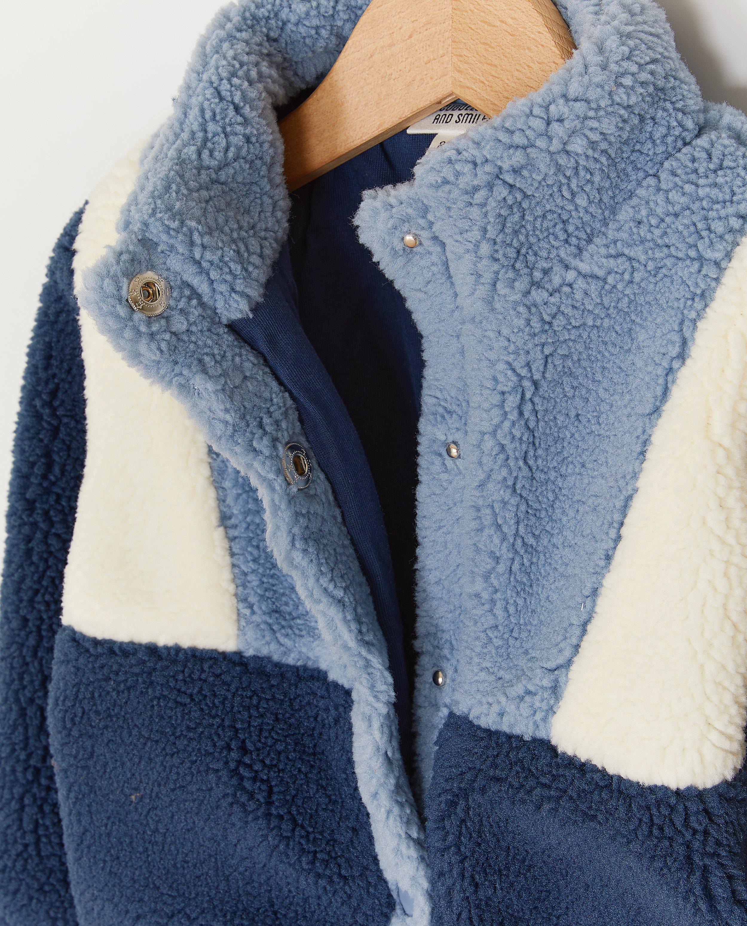 Blazers - Teddy vest met color block