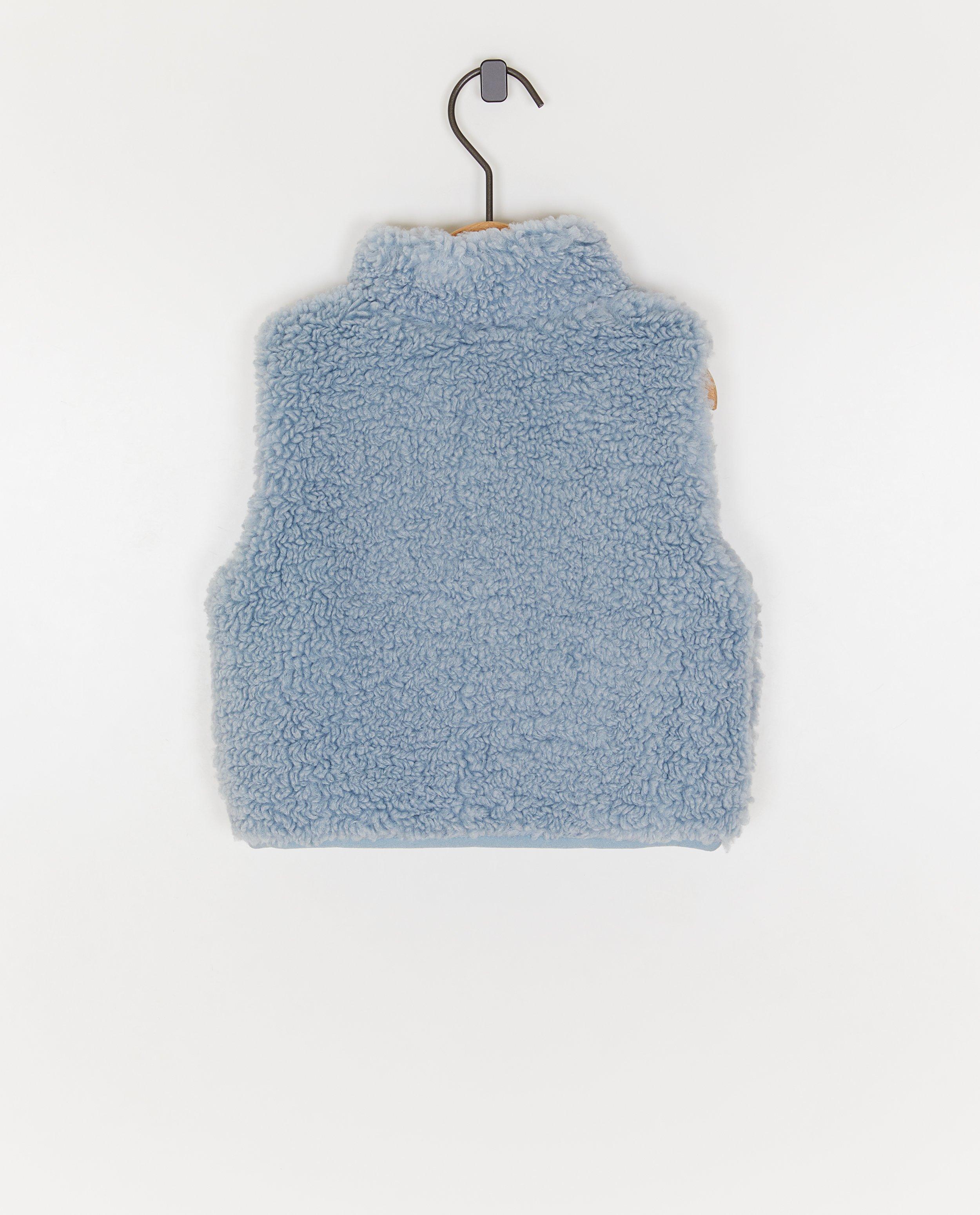 Blazers - Teddy vest met color block