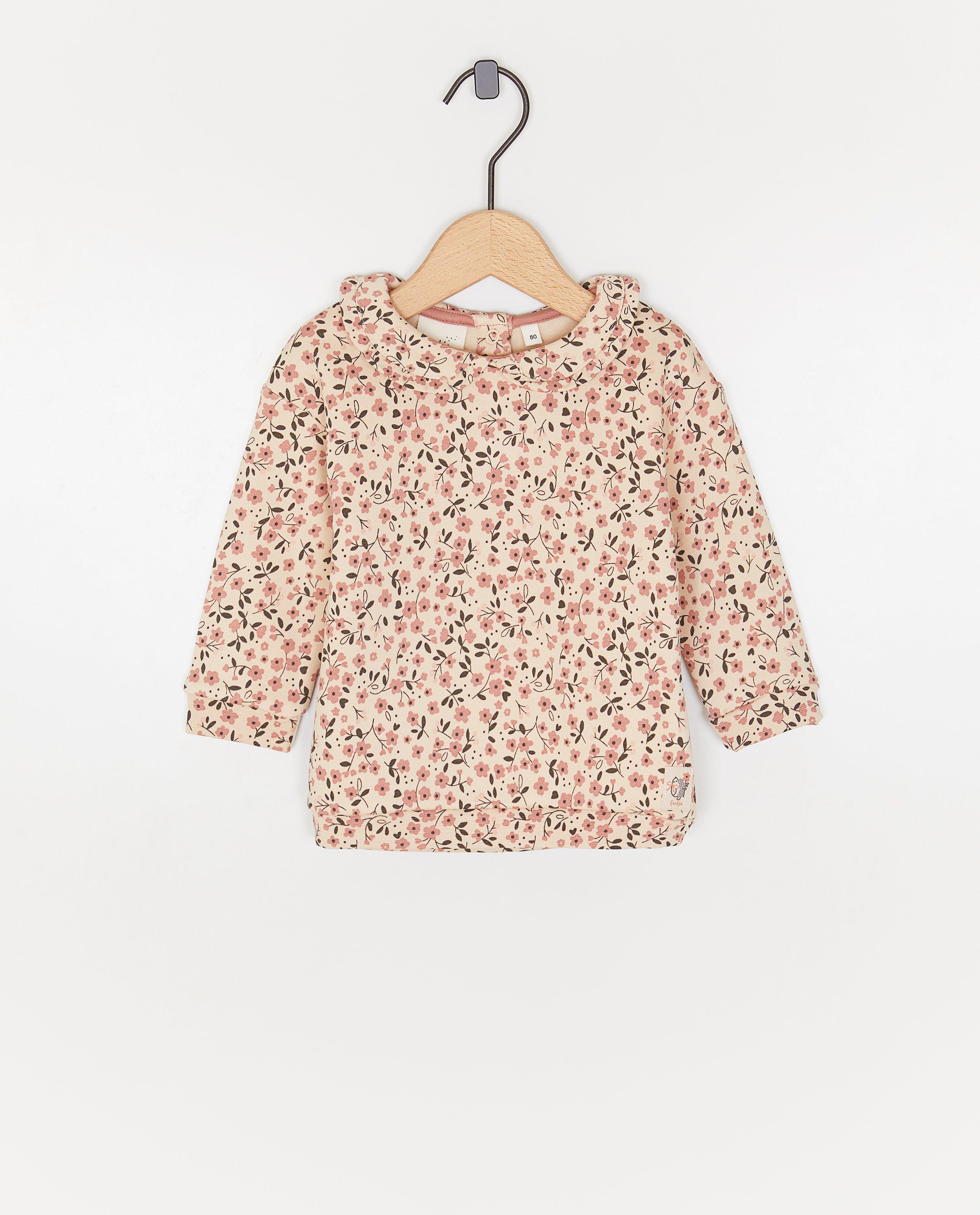 Sweater met bloemenprint - null - Feetje
