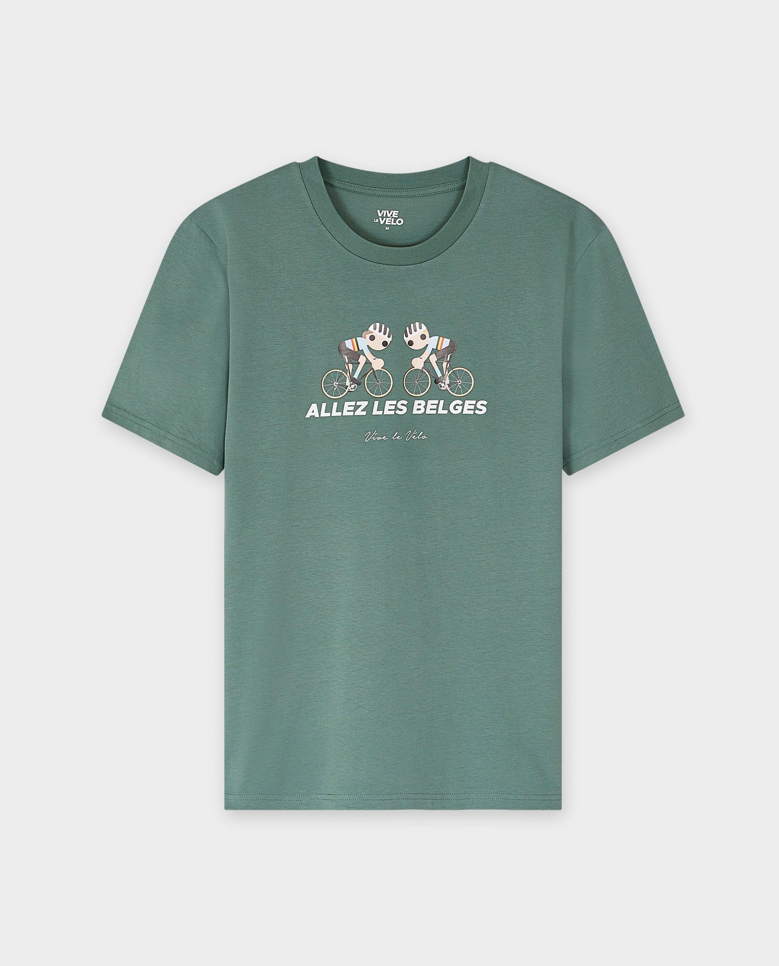 T-shirt met print wielrenners, S-XXL - null - Vive le vélo