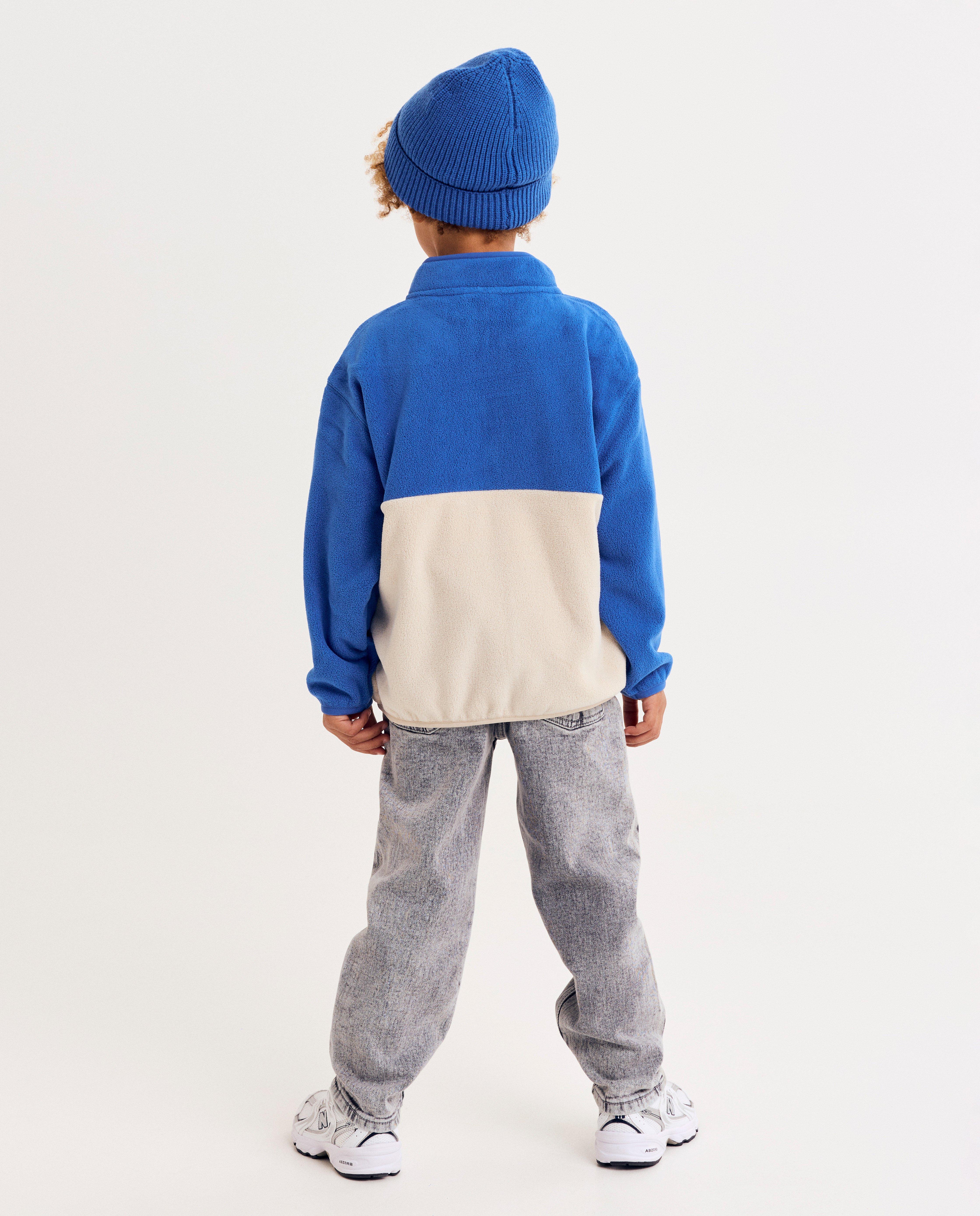 Fleece vest met color block - Product Detail - felblauw - afbeelding nummer 3