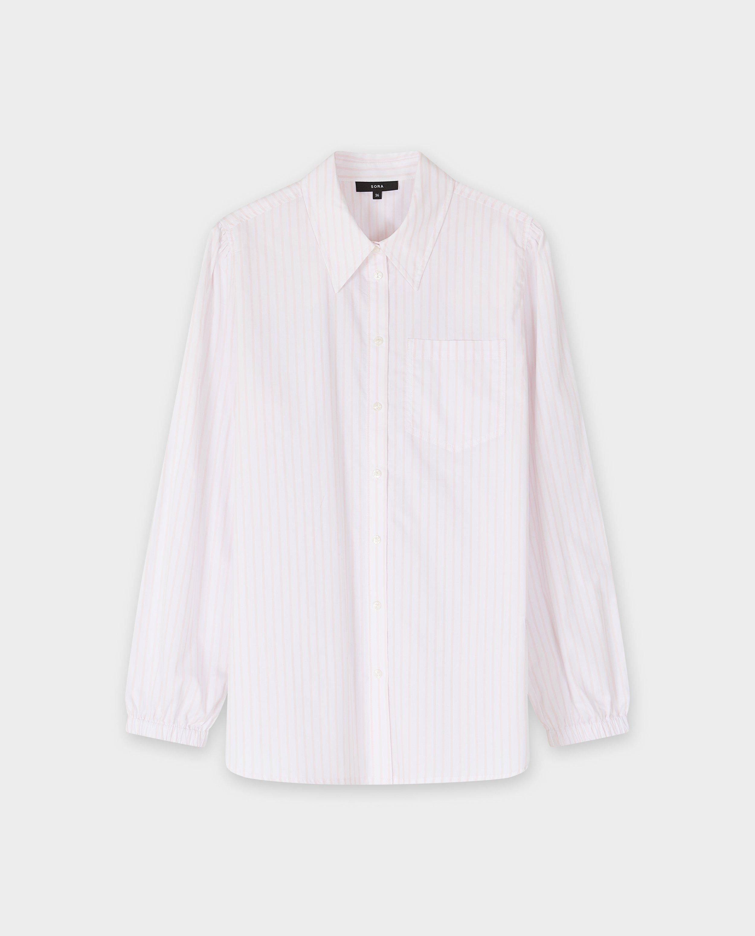 Hemd met strepen, loose fit - Product Detail - wit - afbeelding nummer 5