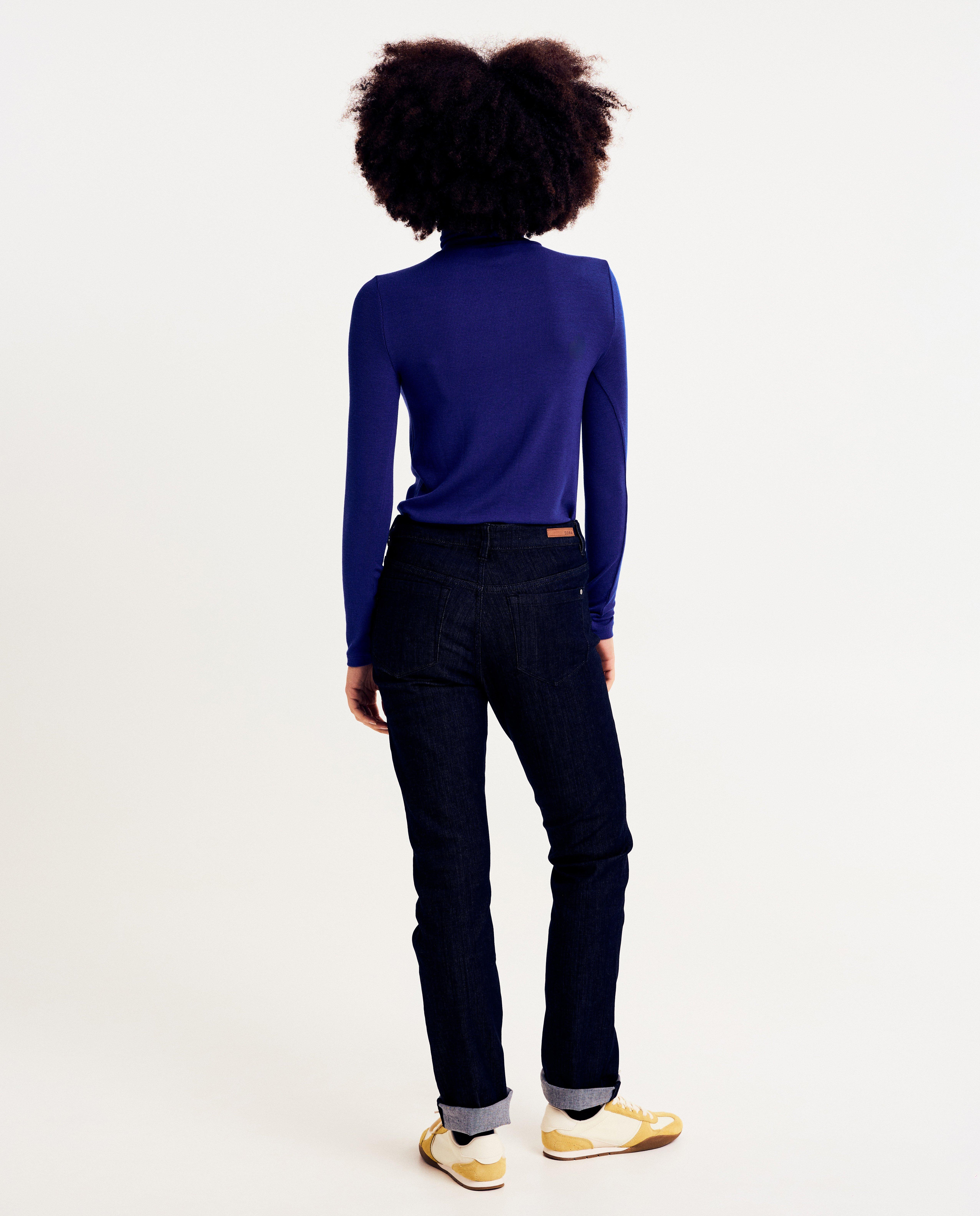 Rolkraagtrui met strepen - Product Detail - blauw - afbeelding nummer 3