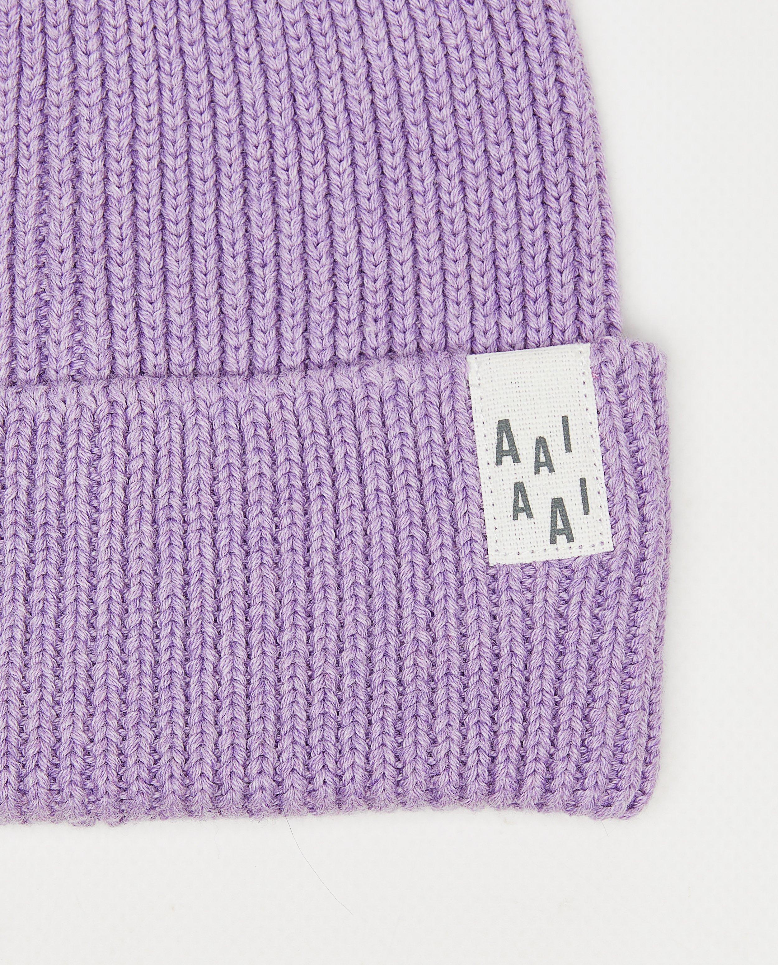 Gebreide muts, kids - Product Detail - paars - afbeelding nummer 2