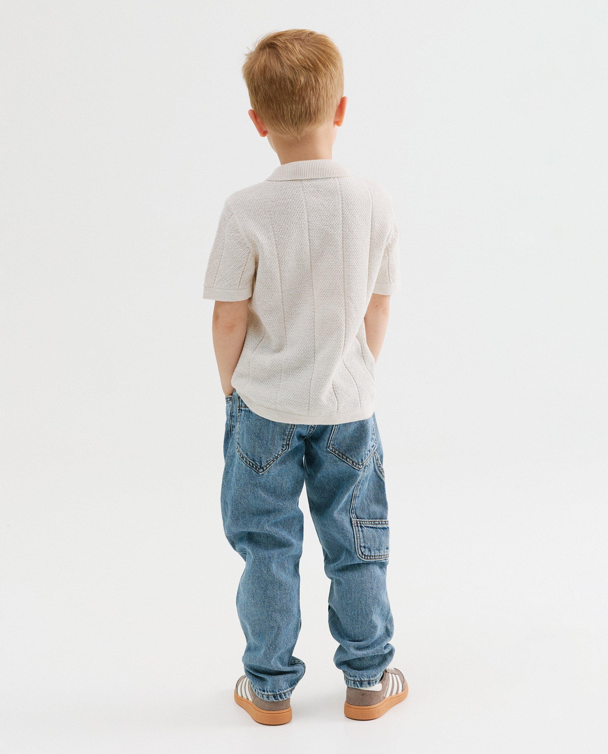 Jean &agrave; effet d&eacute;lav&eacute; - D&eacute;tails du produit - bleu clair - image num&eacute;ro 2